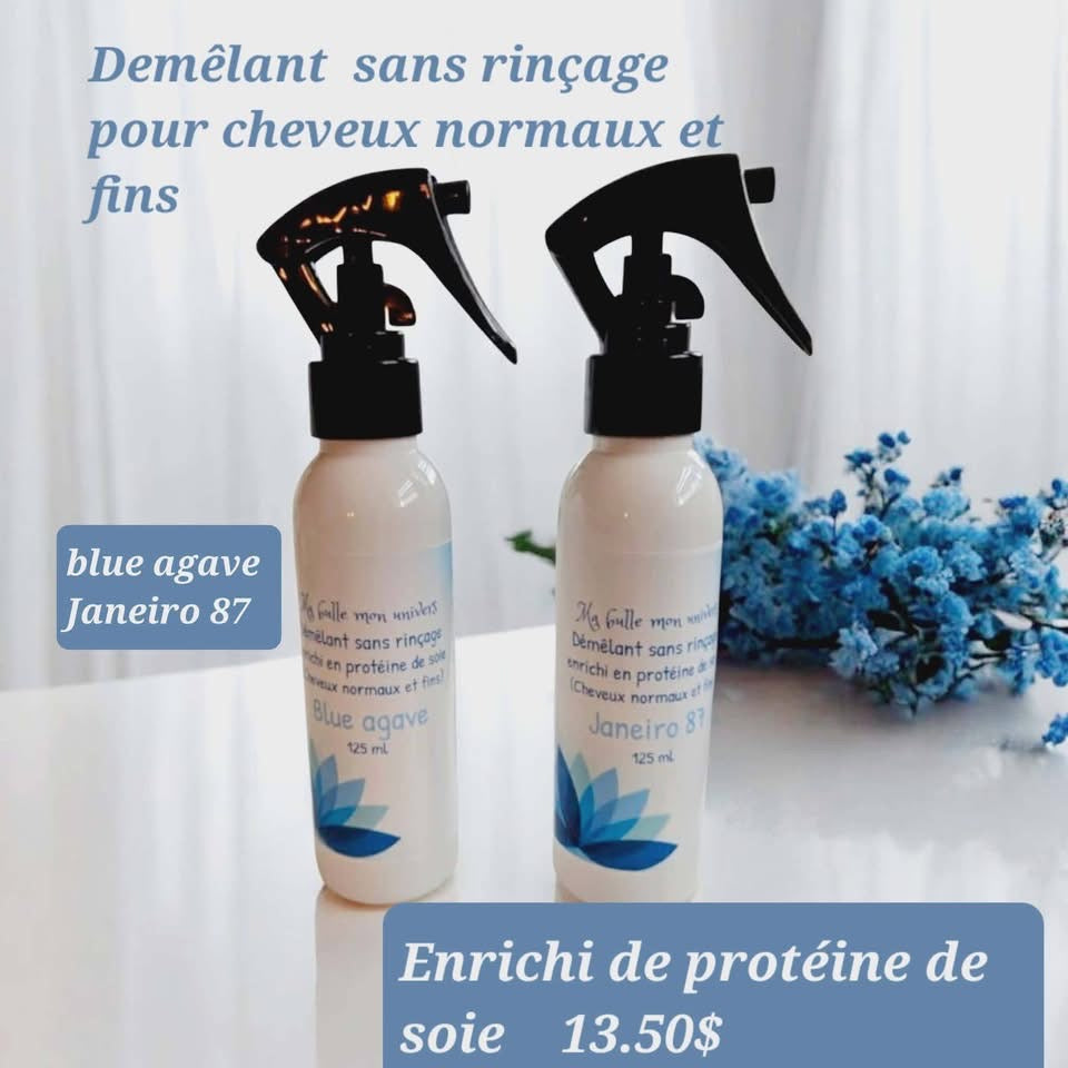 Démêlant avec protéine de soie