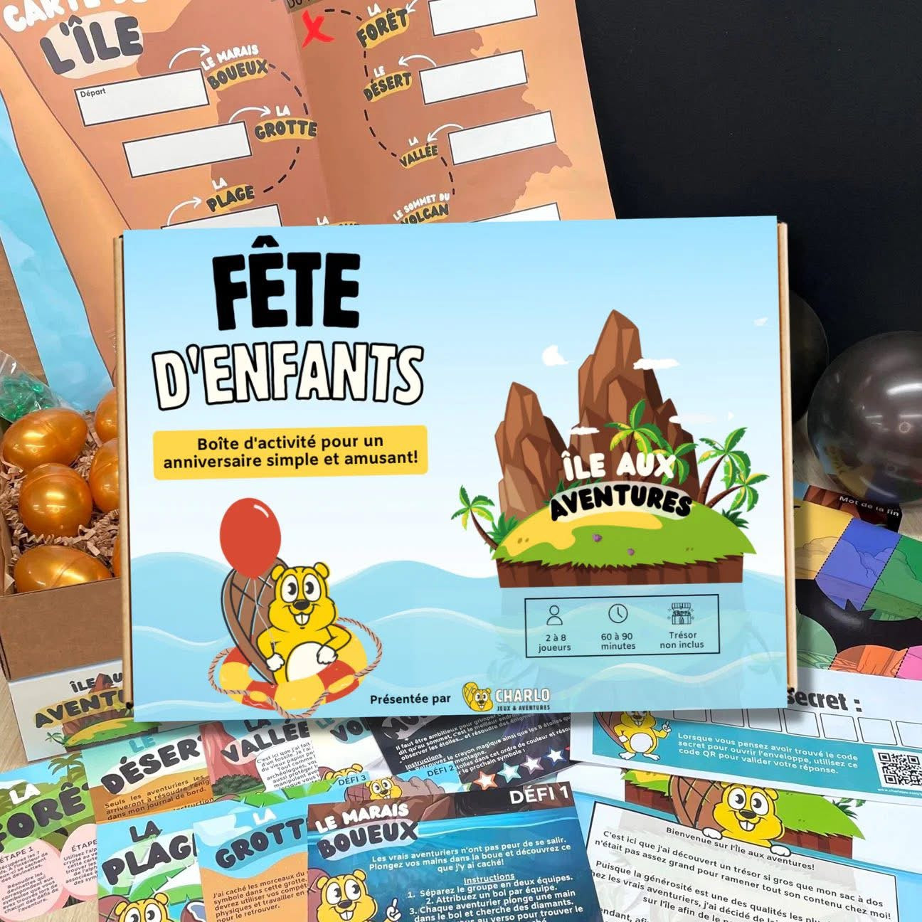 Boîte activité fête d’enfants