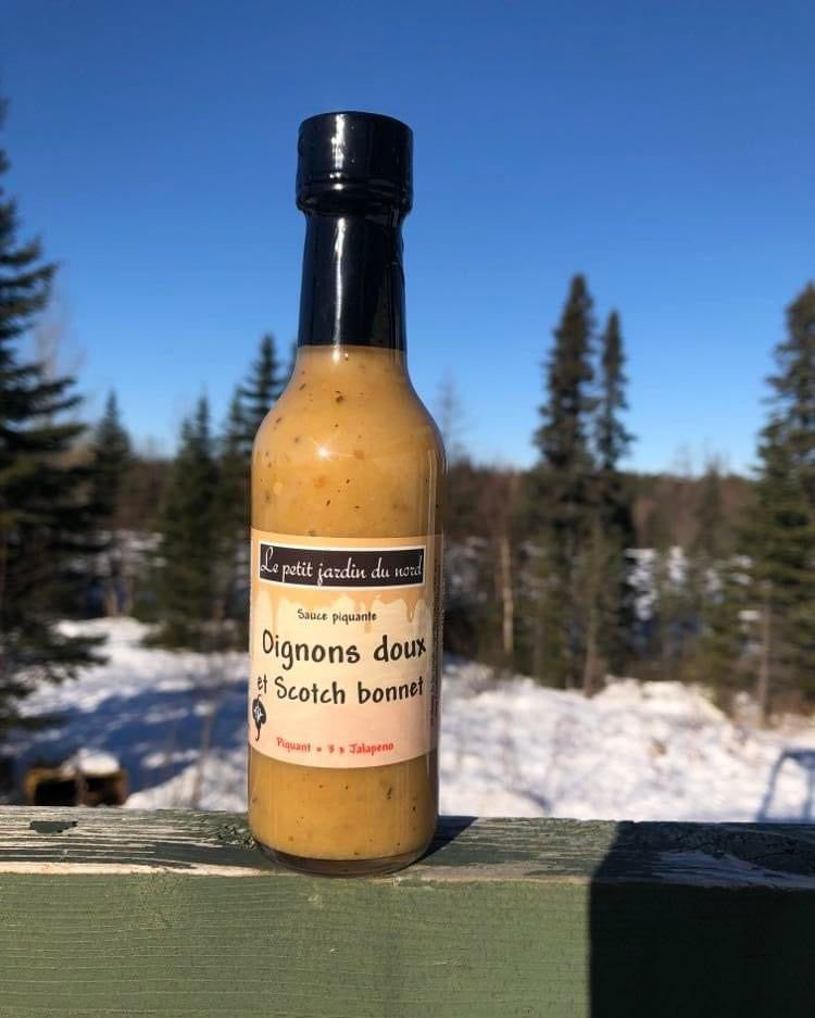 Sauce oignons doux et scotch bonnet