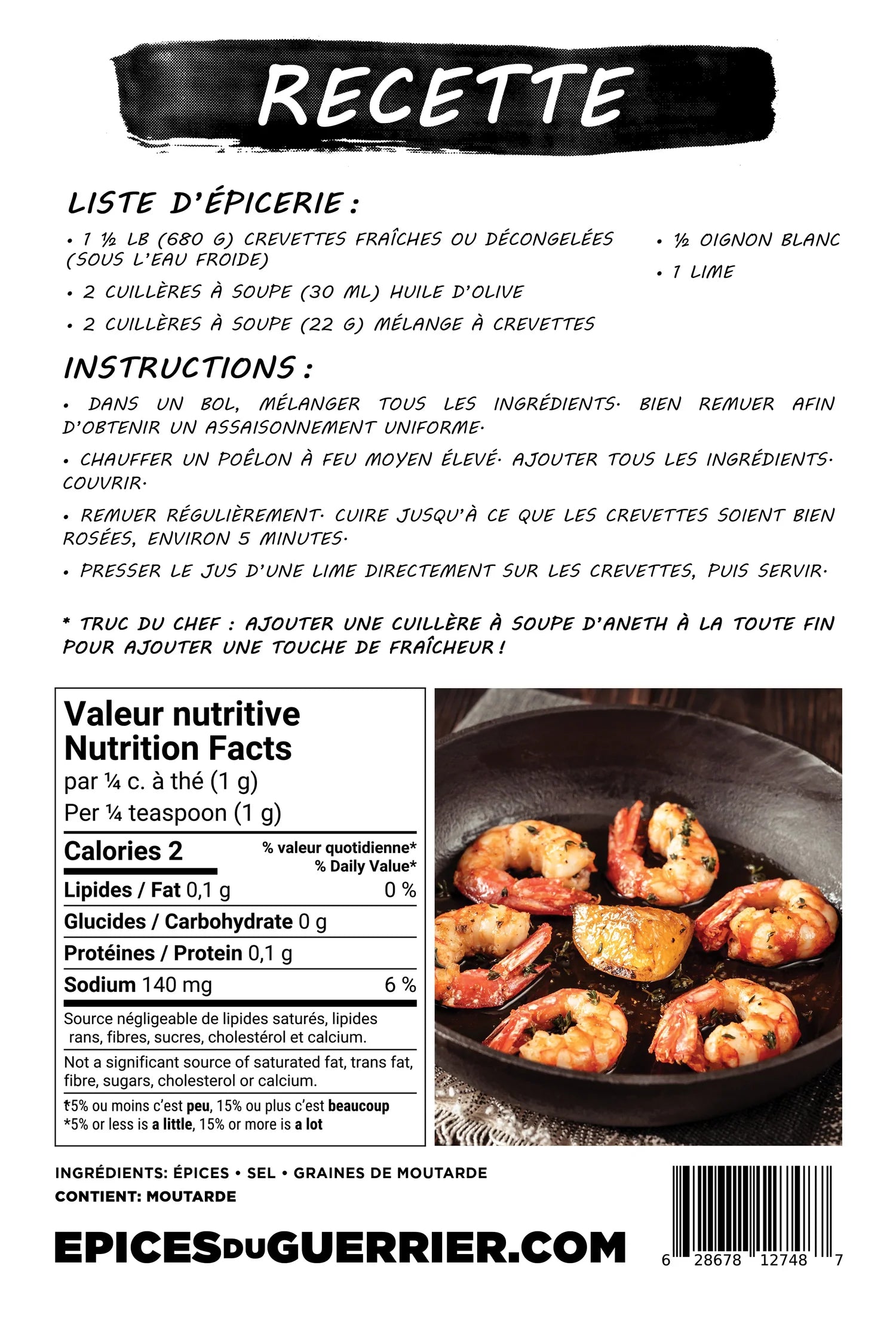 Shrimp spices