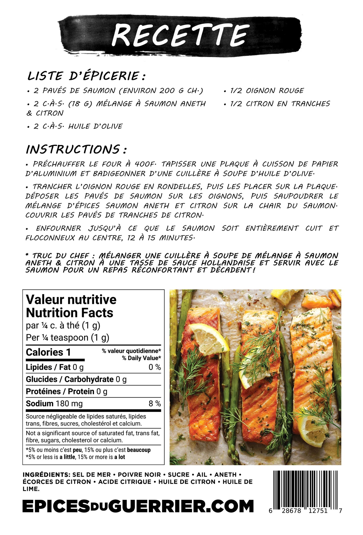 Salmon spices