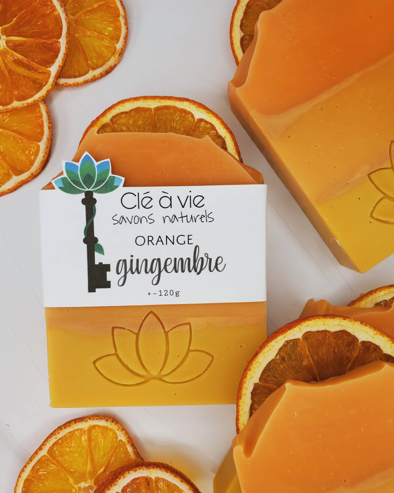 Orange ginger soap