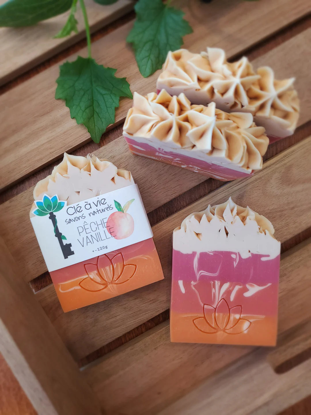 Peach vanilla soap