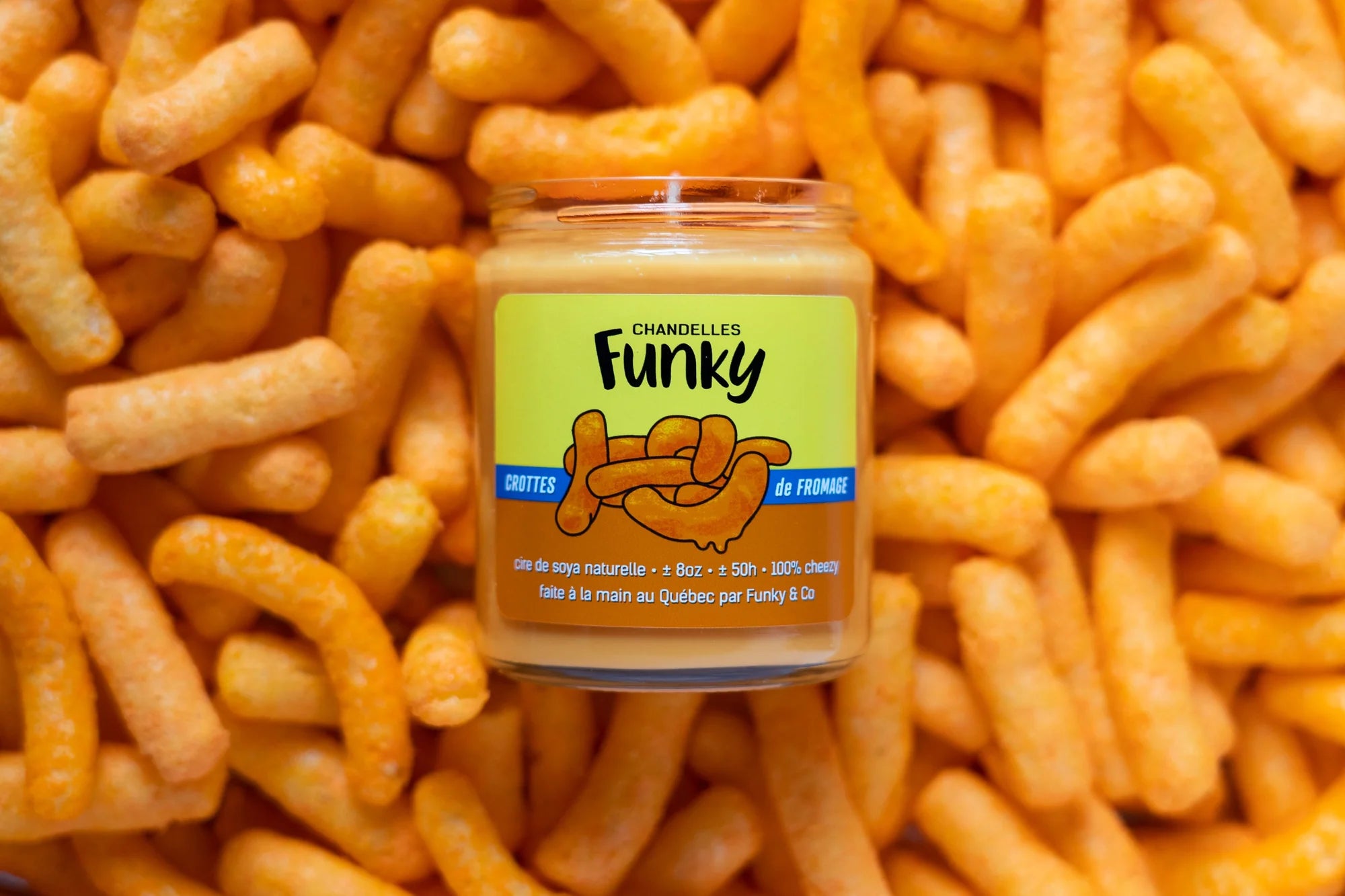 CHEESE DROPS CANDLE - FUNKY