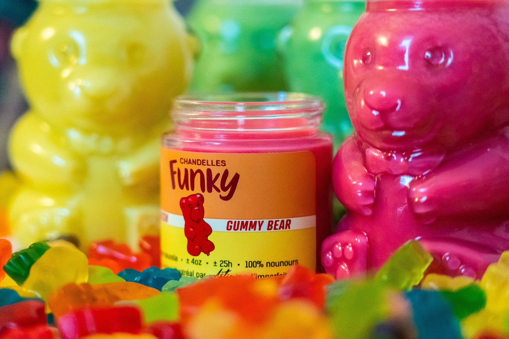 GUMMY BEAR CANDLE - FUNKY