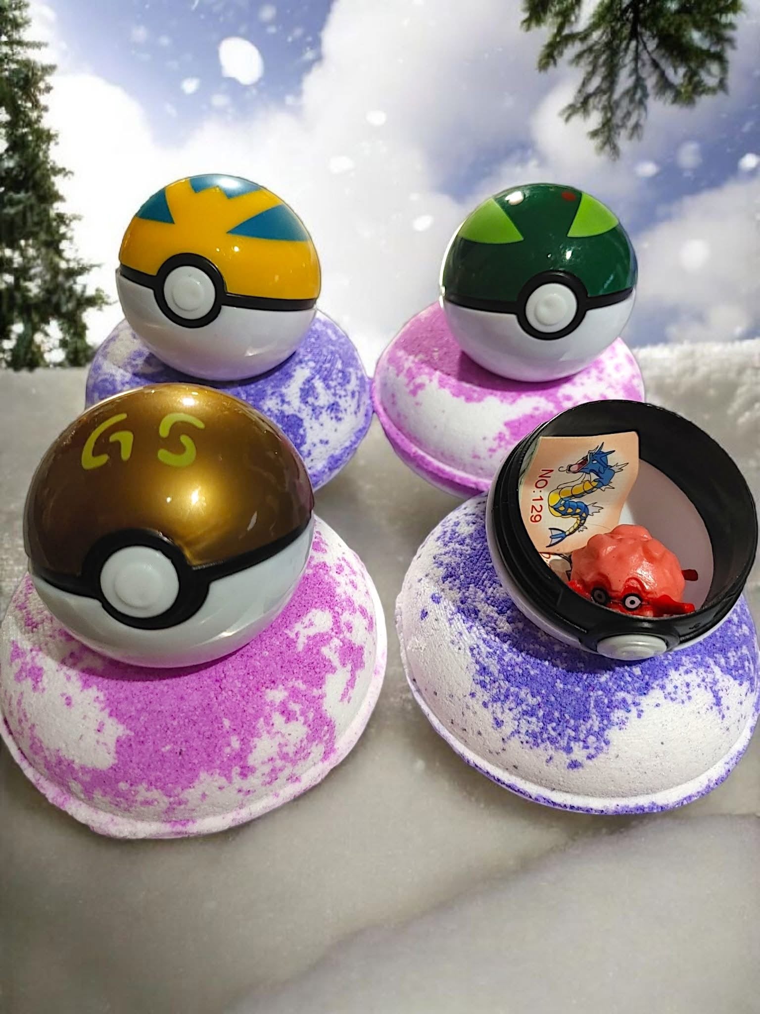 Bombe avec balle « poke » aléatoire (surprise)