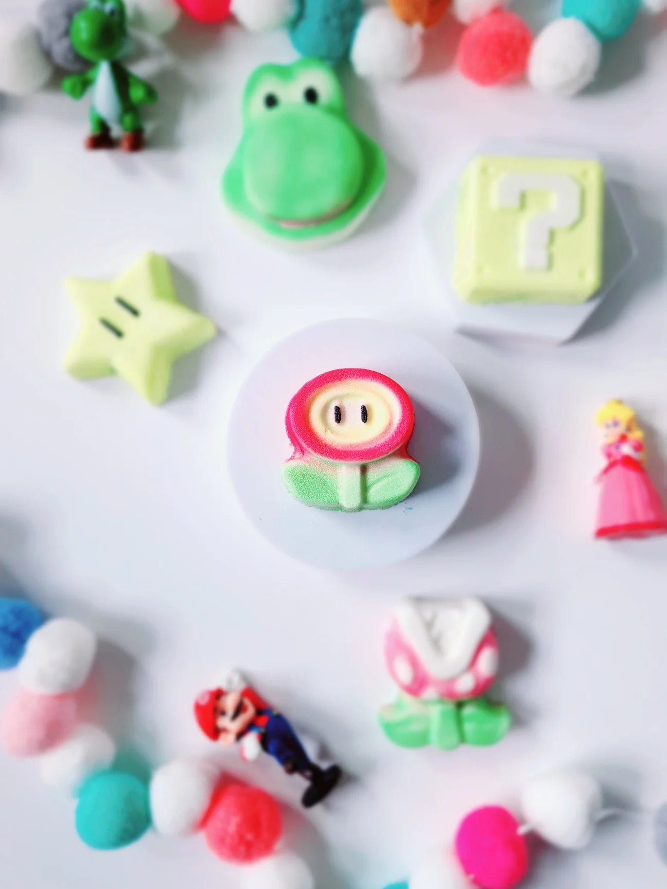 Mario themed foam bomb