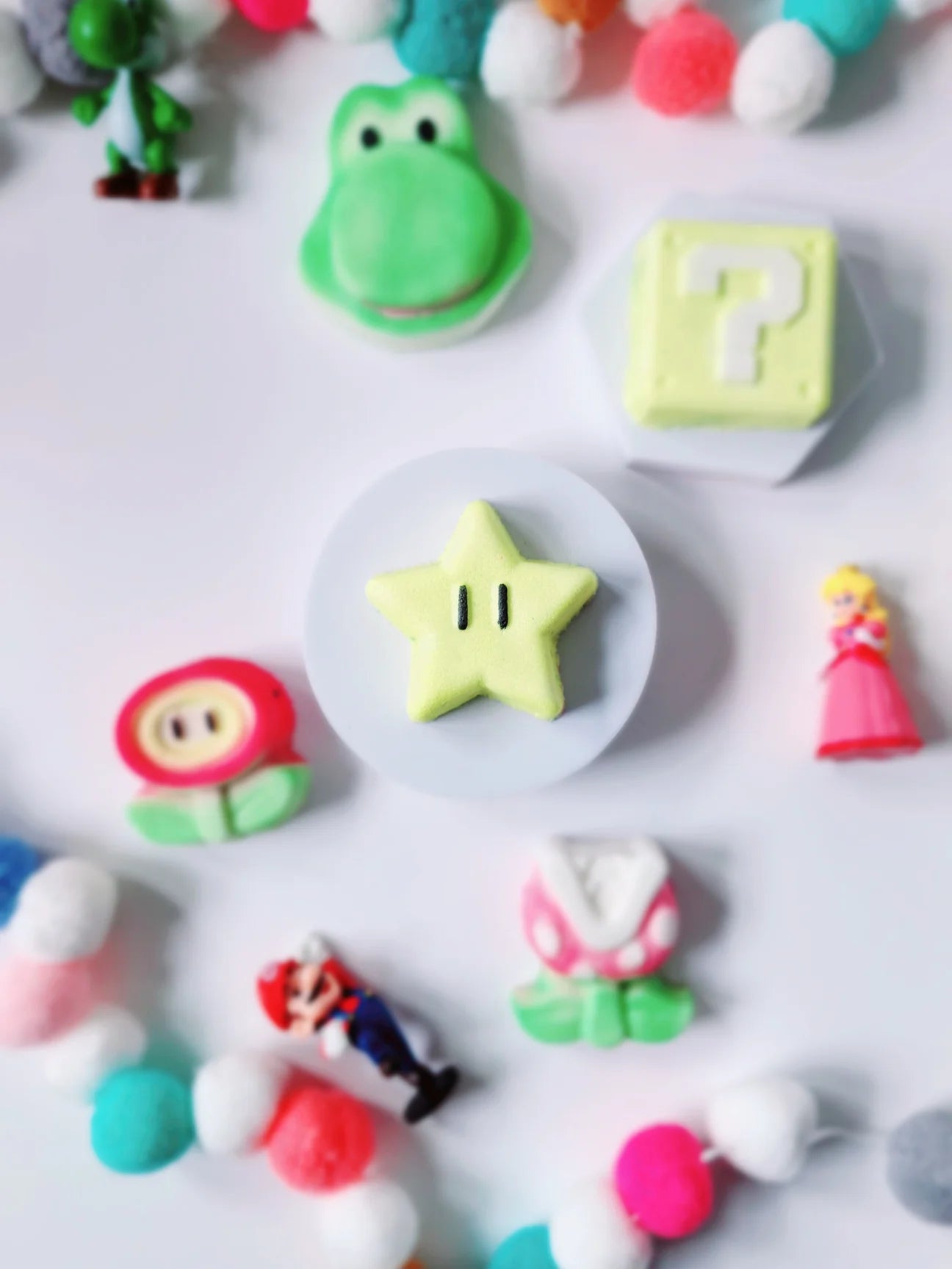 Mario themed foam bomb
