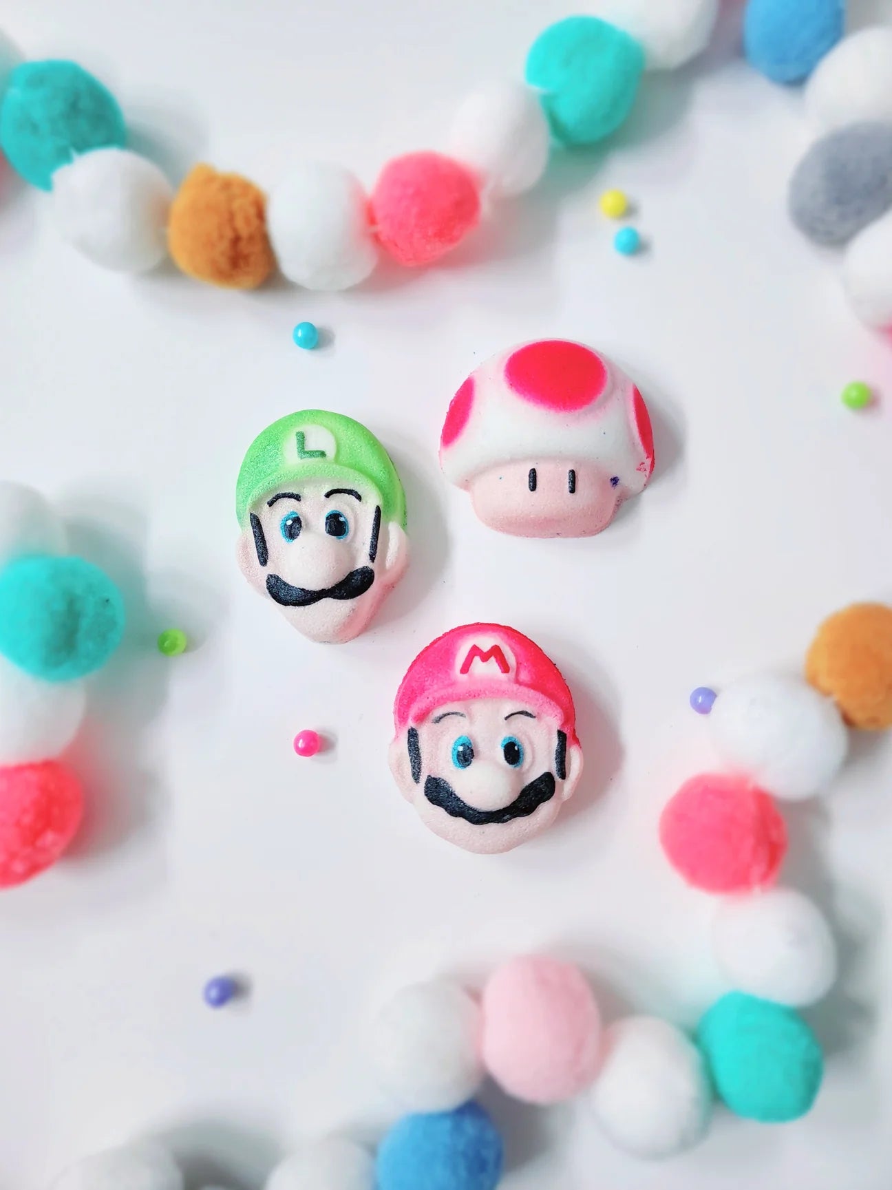 Mario themed foam bomb