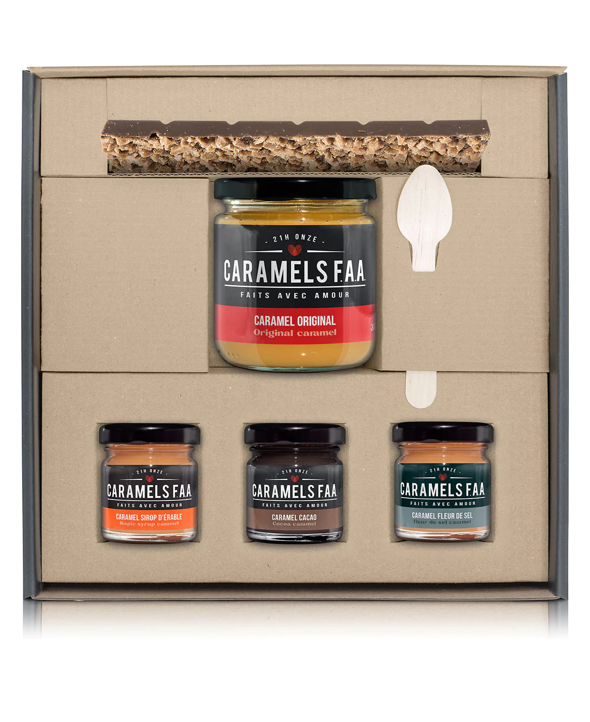 Ensemble cadeaux caramels