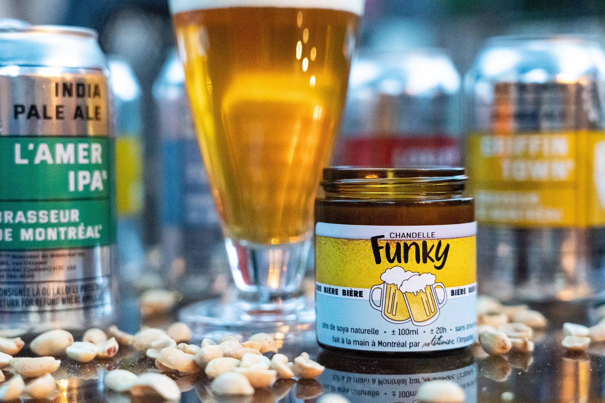 BEER CANDLE - FUNKY