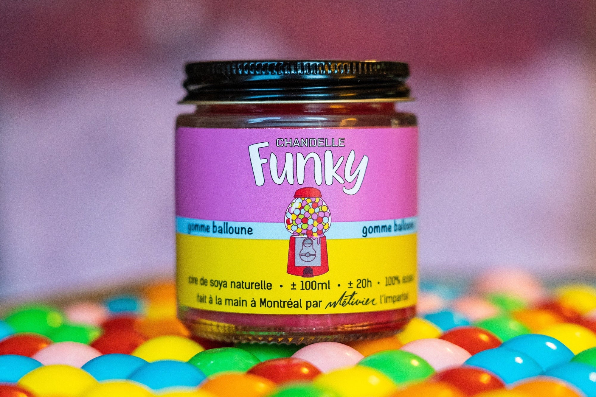 BUBBLE GUM CANDLE - FUNKY
