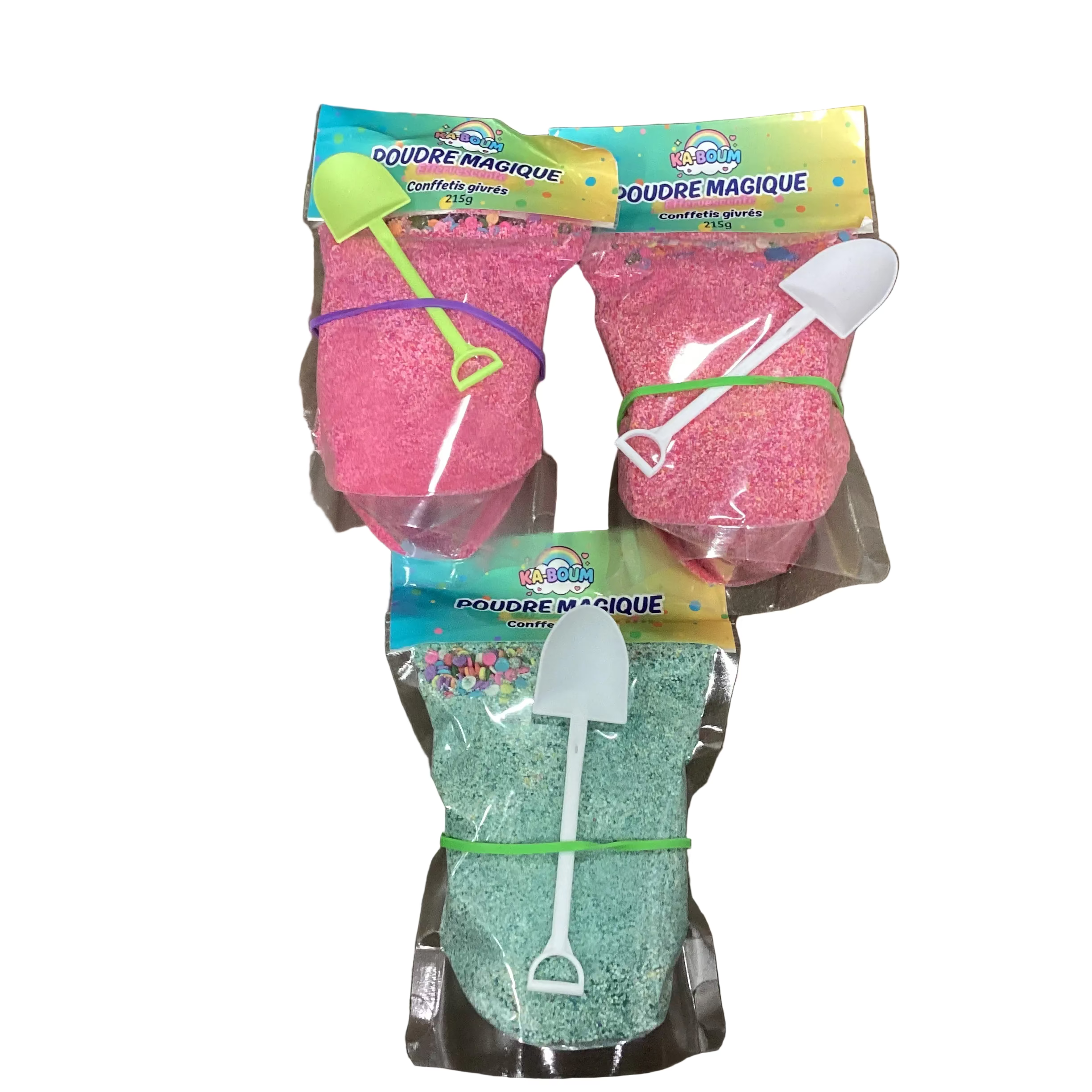 Poudre magique confettis givrés 215g. Aléatoire