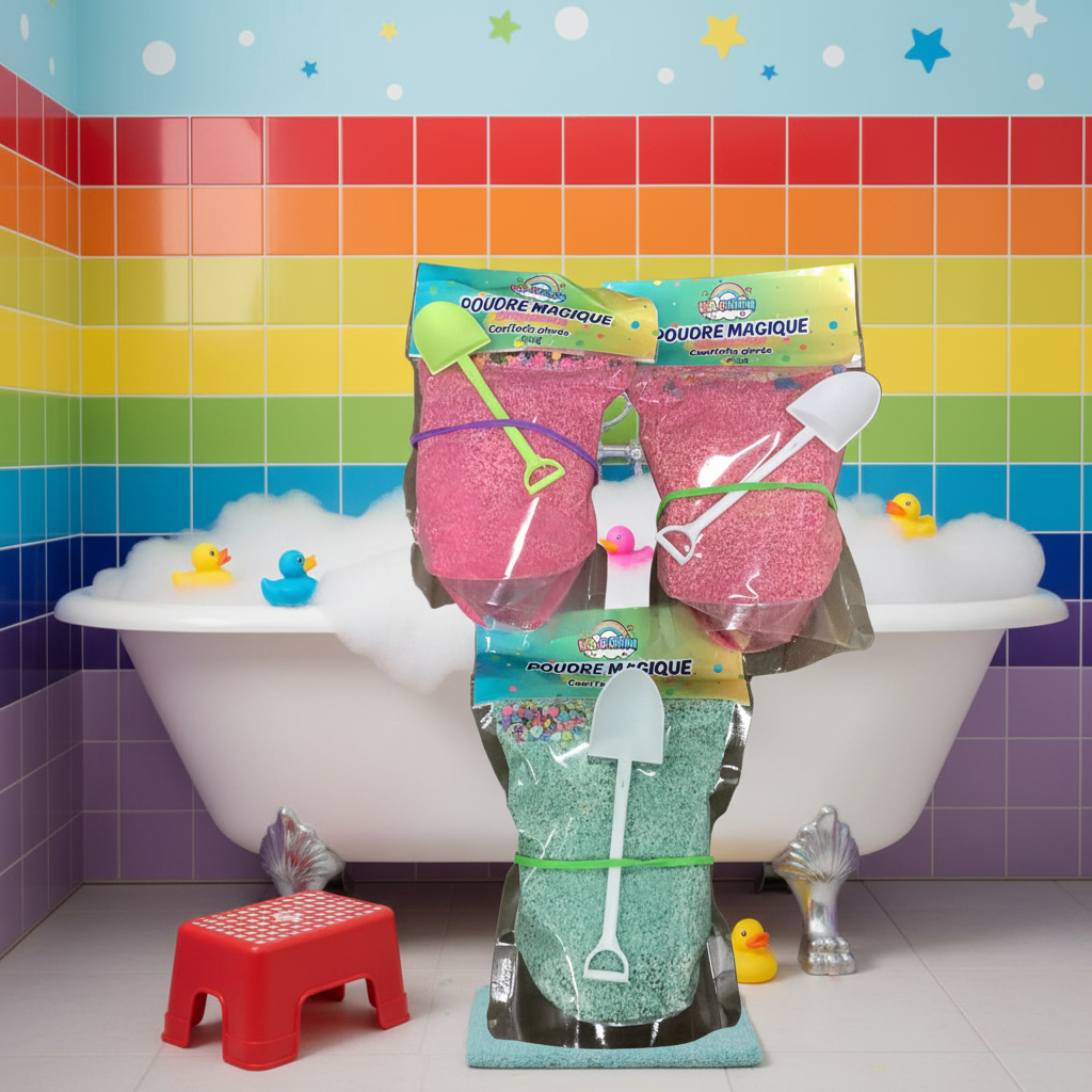 Poudre magique confettis givrés 215g. Aléatoire