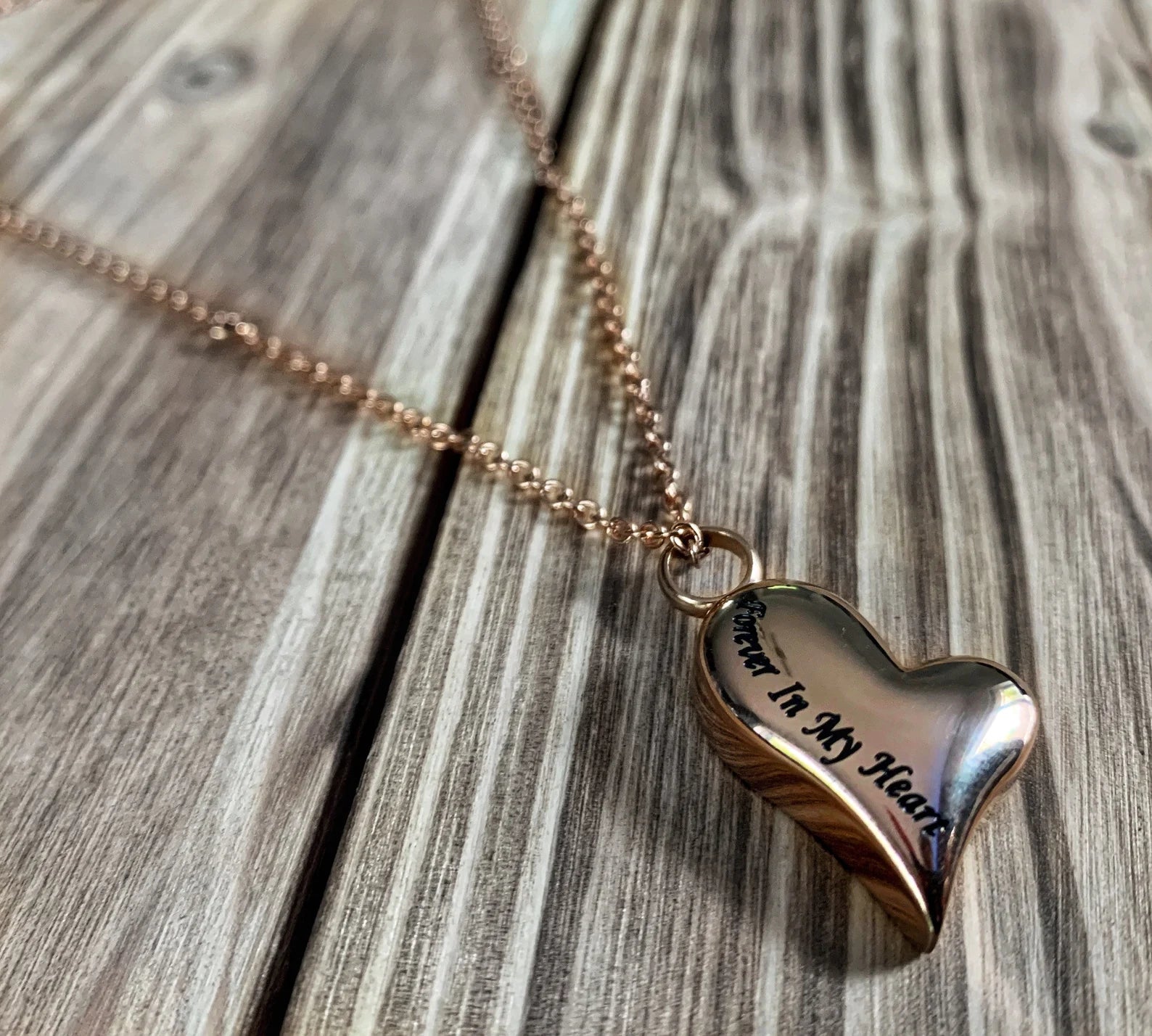 Stainless steel heart necklace