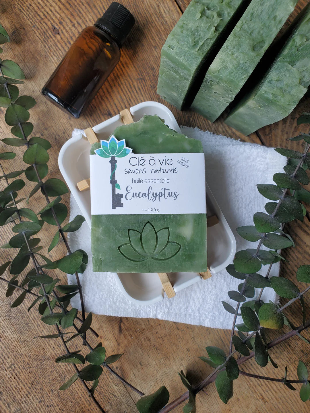 SAVON EUCALYPTUS, EXFOLIANT