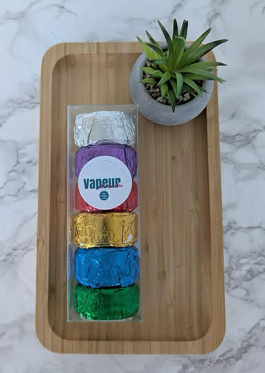 Ensemble de 6 galets de vapeur douche