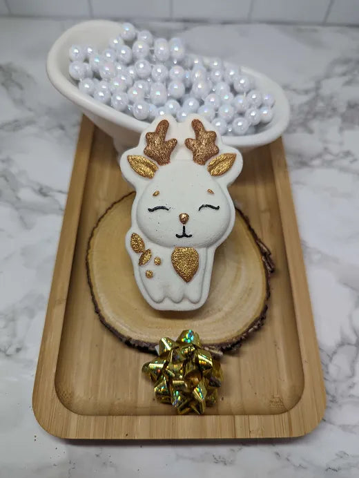 White Reindeer Bath Bomb
