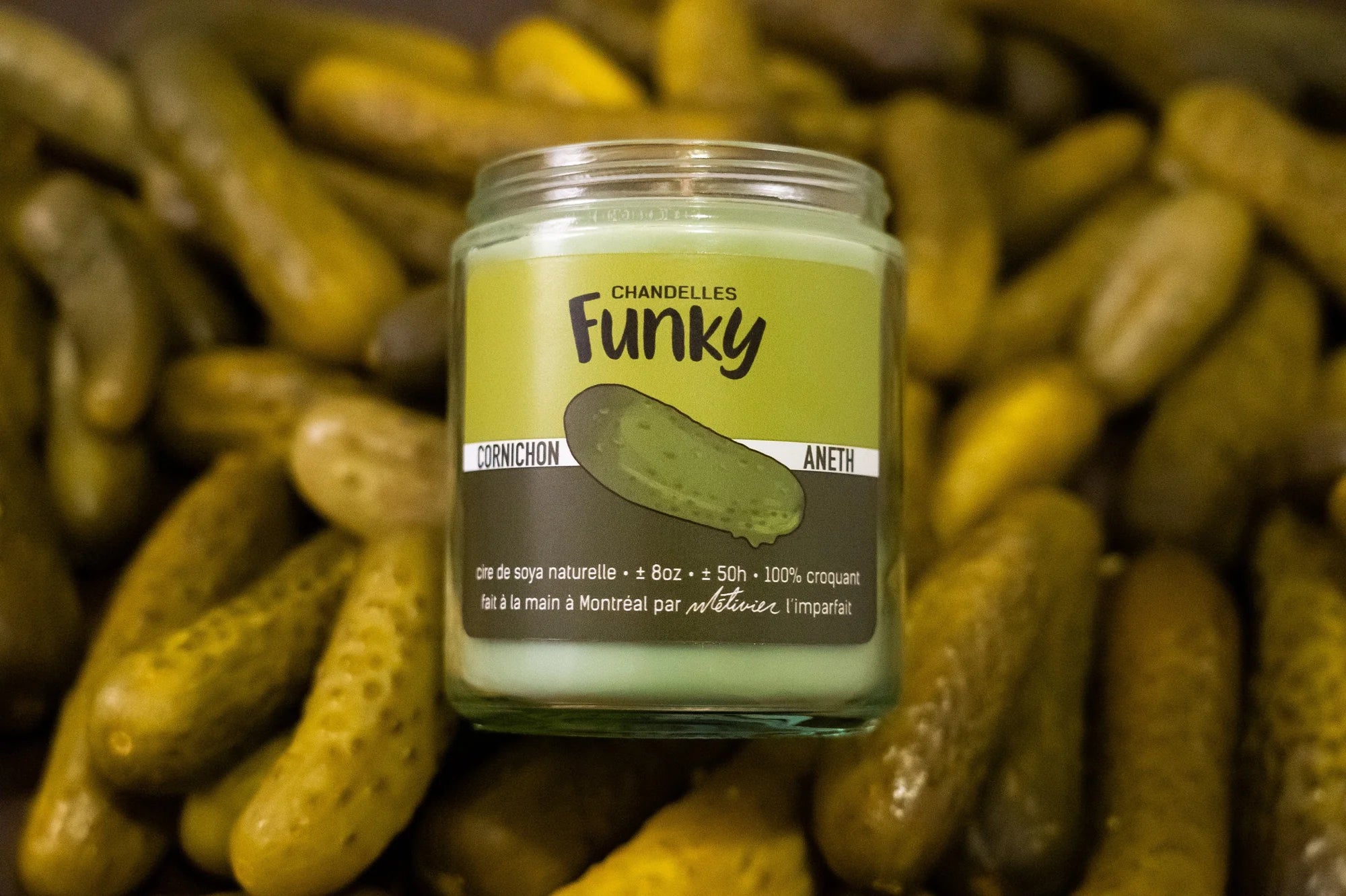DILL PICKLE CANDLE - DILL PICKLE - FUNKY