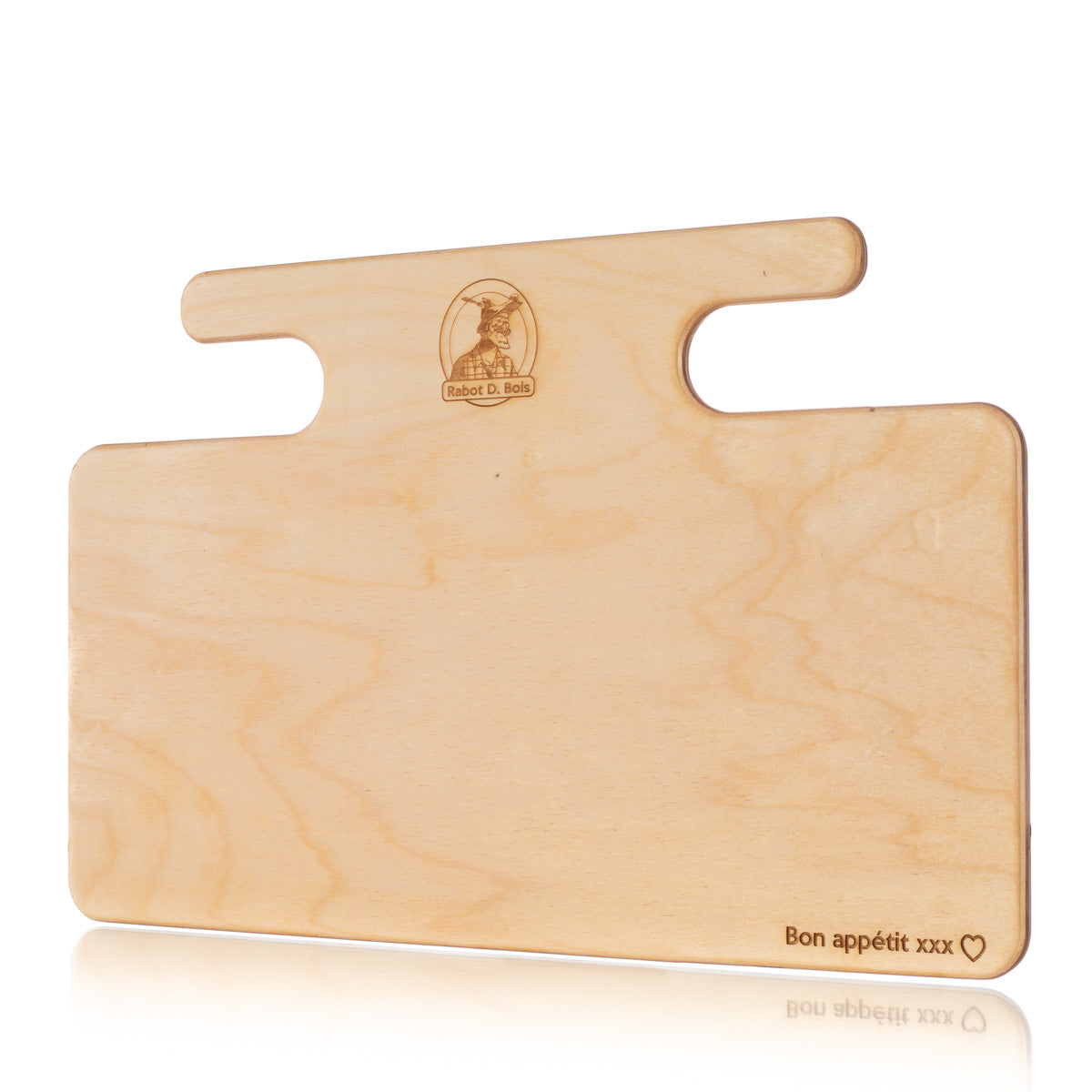 Tablette Ă volant en bois pour la voiture