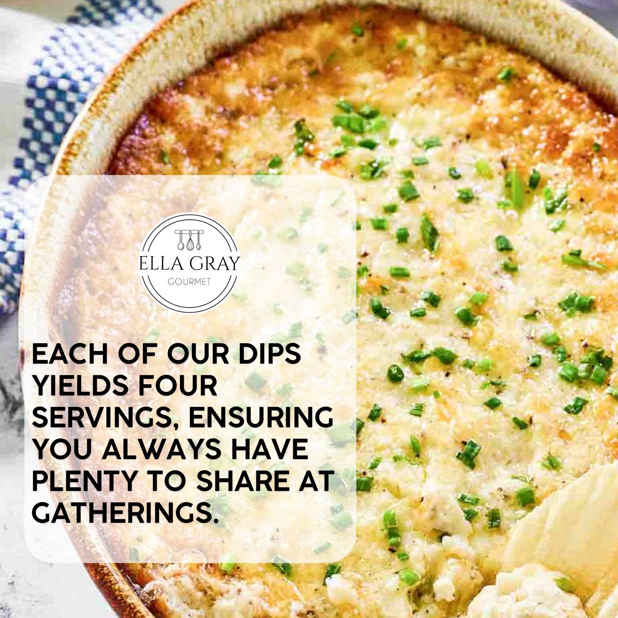 Trempette chaude - Oignon et ail au fromage