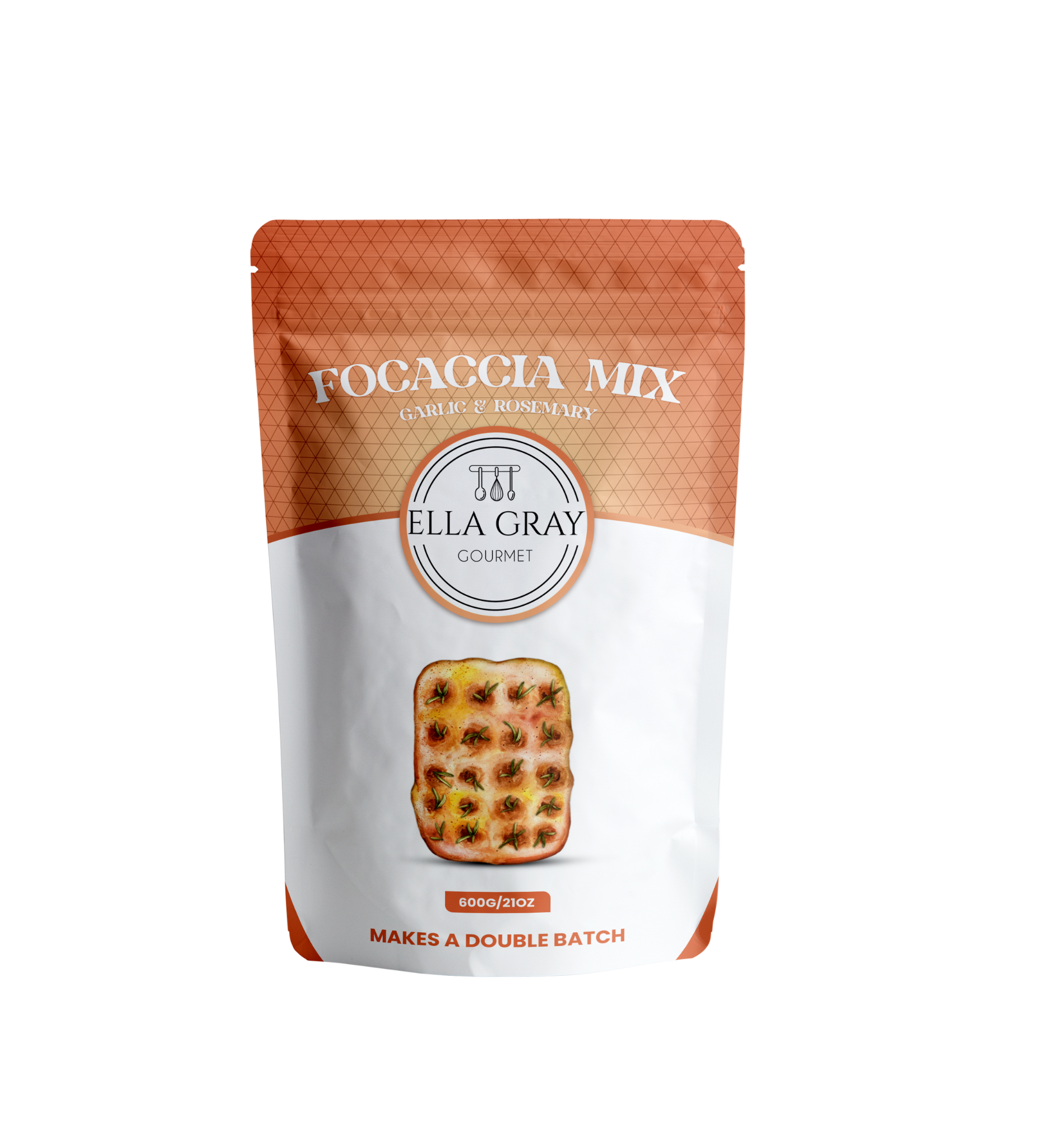 Mélange de focaccia à l'ail et au romarin