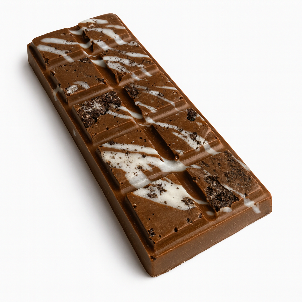 Tablette de chocolat Cookies & Cream par Dubai Chocolate Bar
