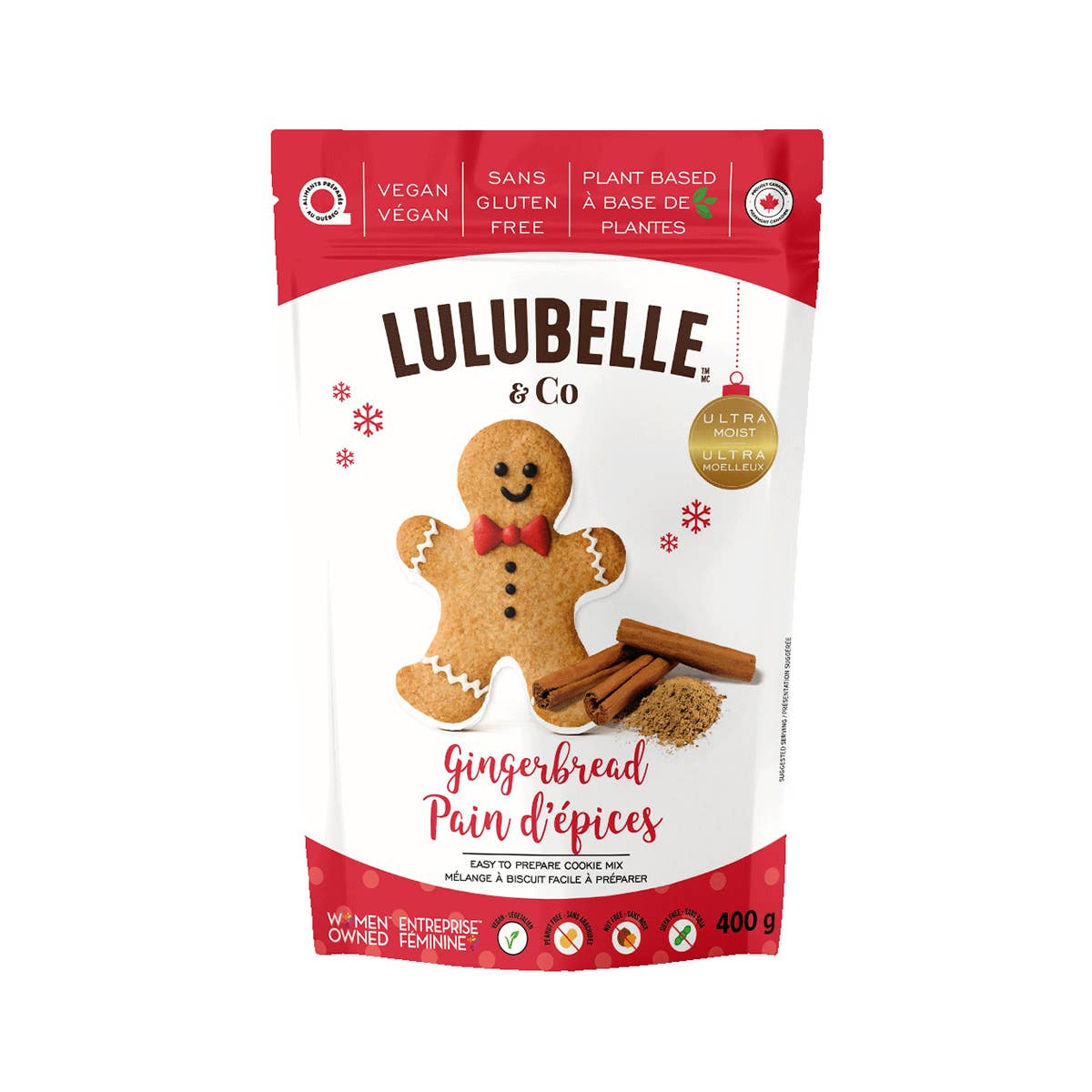 Mélange à biscuits pain d'épices sans gluten Lulubelle (Noël)