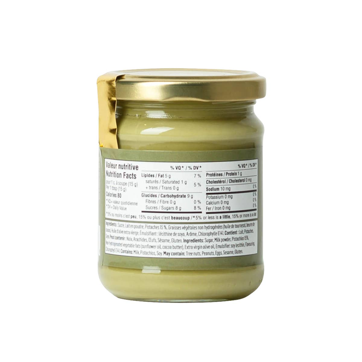 Pâte à tartiner aux pistaches de Rimini