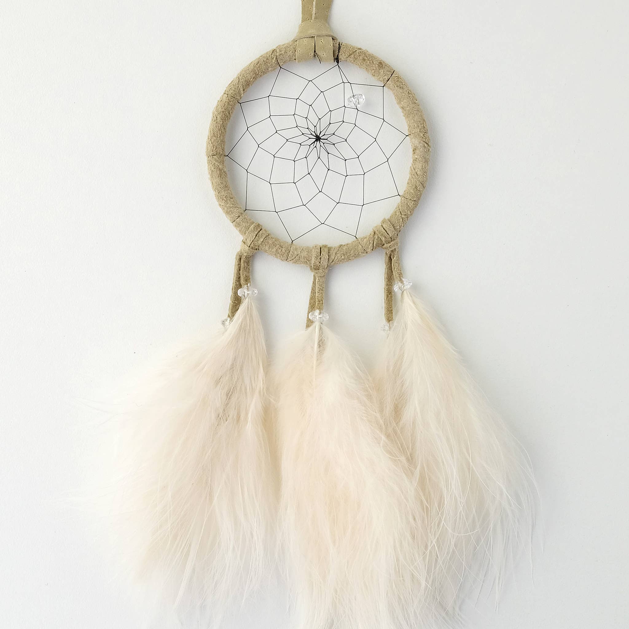 Attrape-rêves Pelucheux de 2,5 pouces, brun