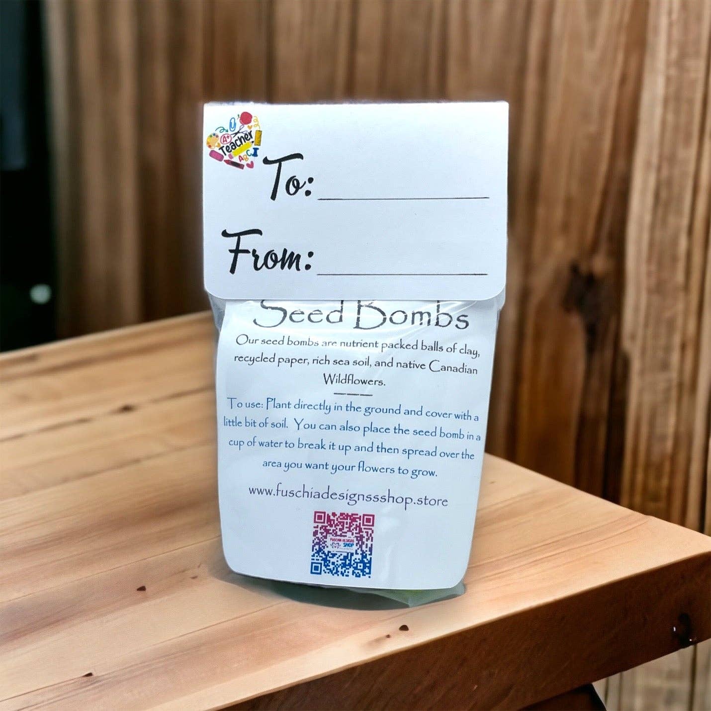 Seed Bombs - Cadeau de remerciement pour un enseignant