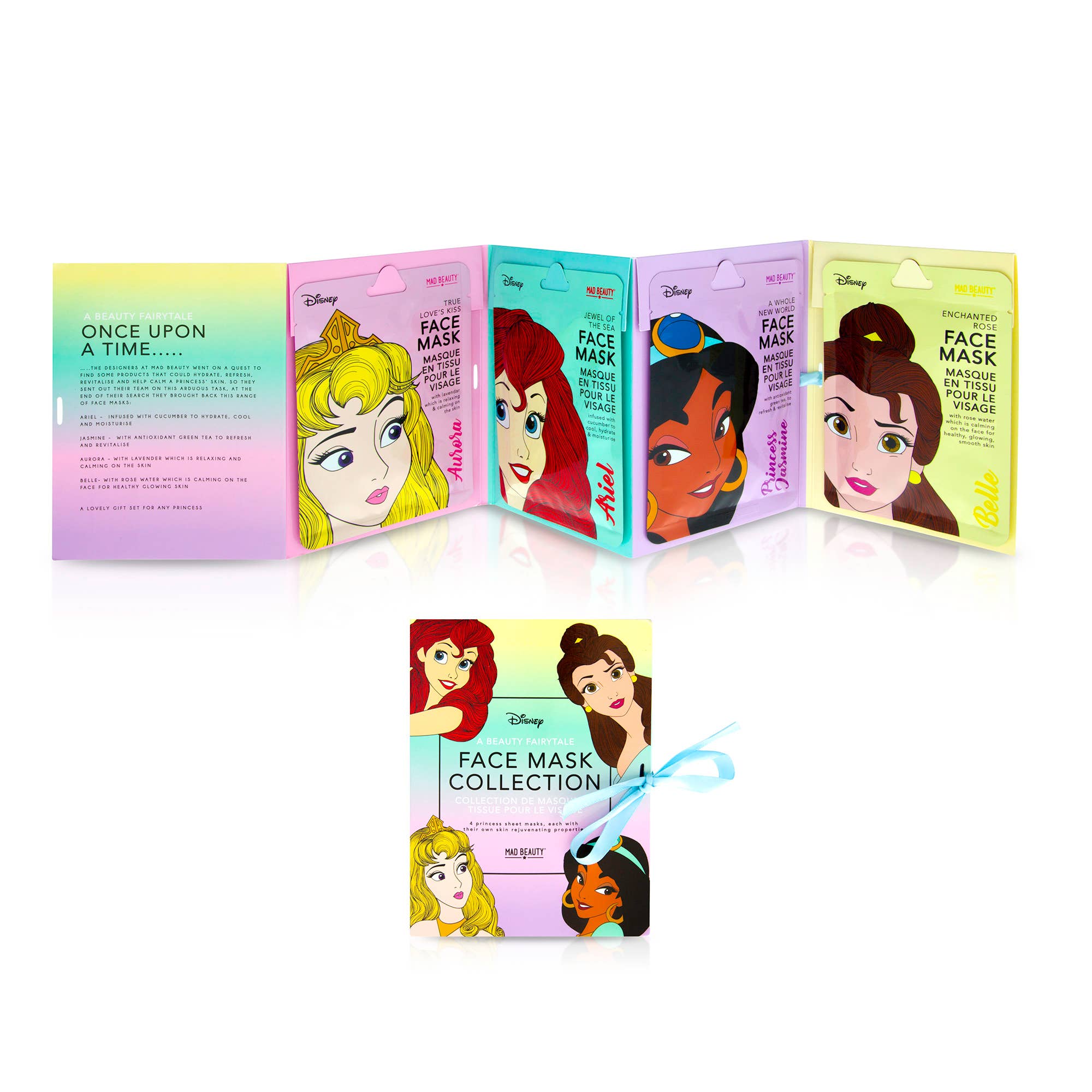 Lot de masques faciaux Mad Beauty Disney Princess