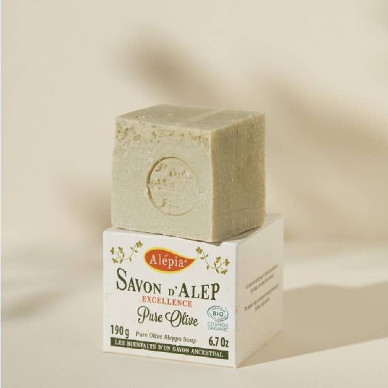Savon d'Alep Organic Excellence d'Alepia: 190g / 25 % Laurier