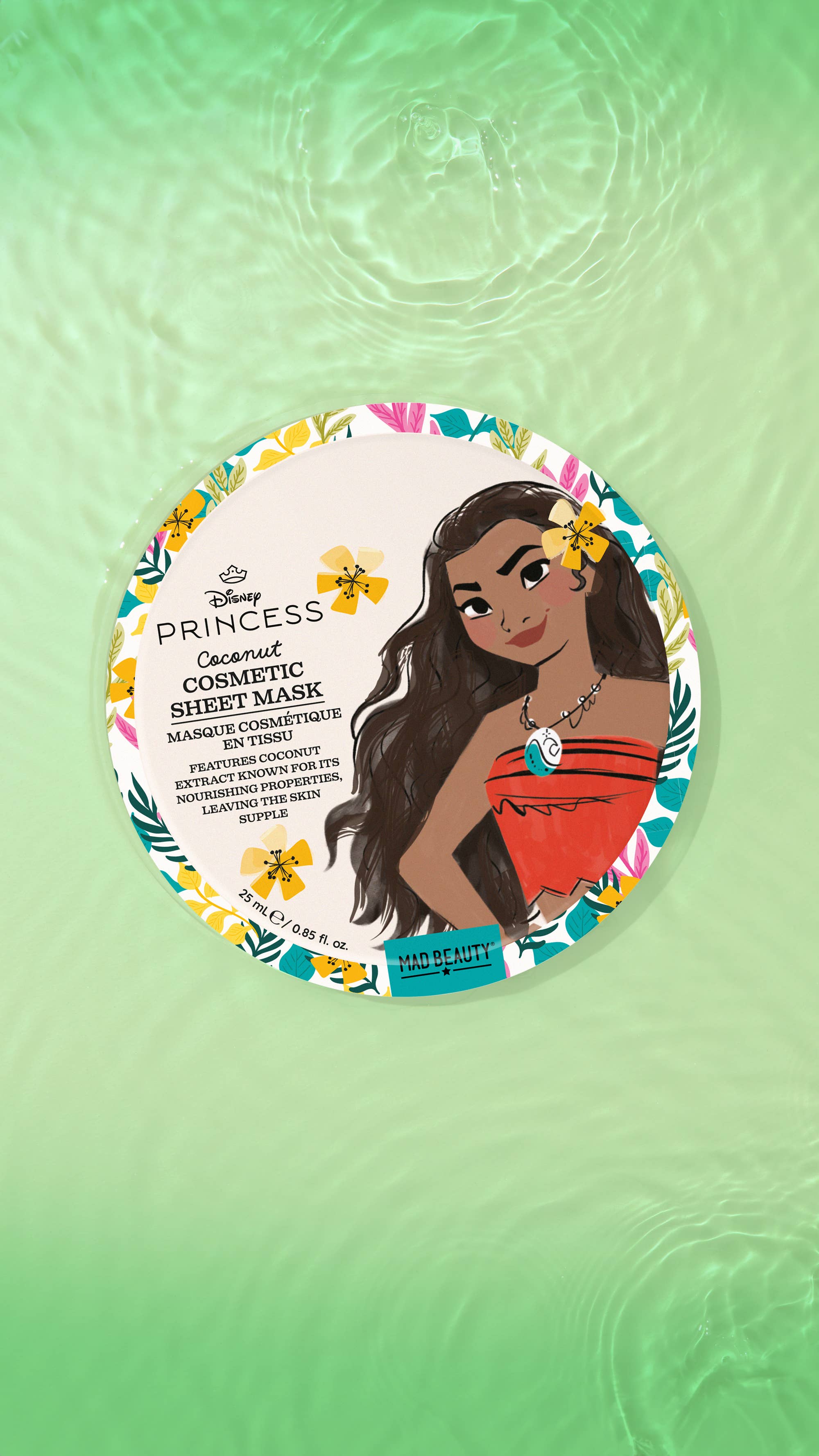 Masque en feuille cosmétique Disney Vaiana