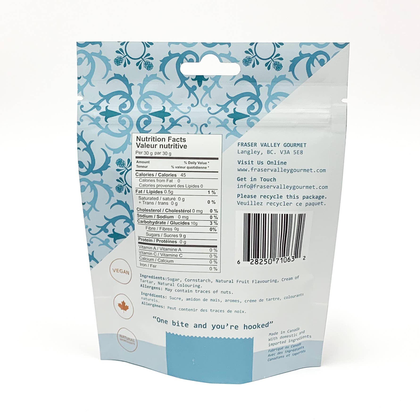 Assortiment de fruits Turkish Delight, sachets de 100 g