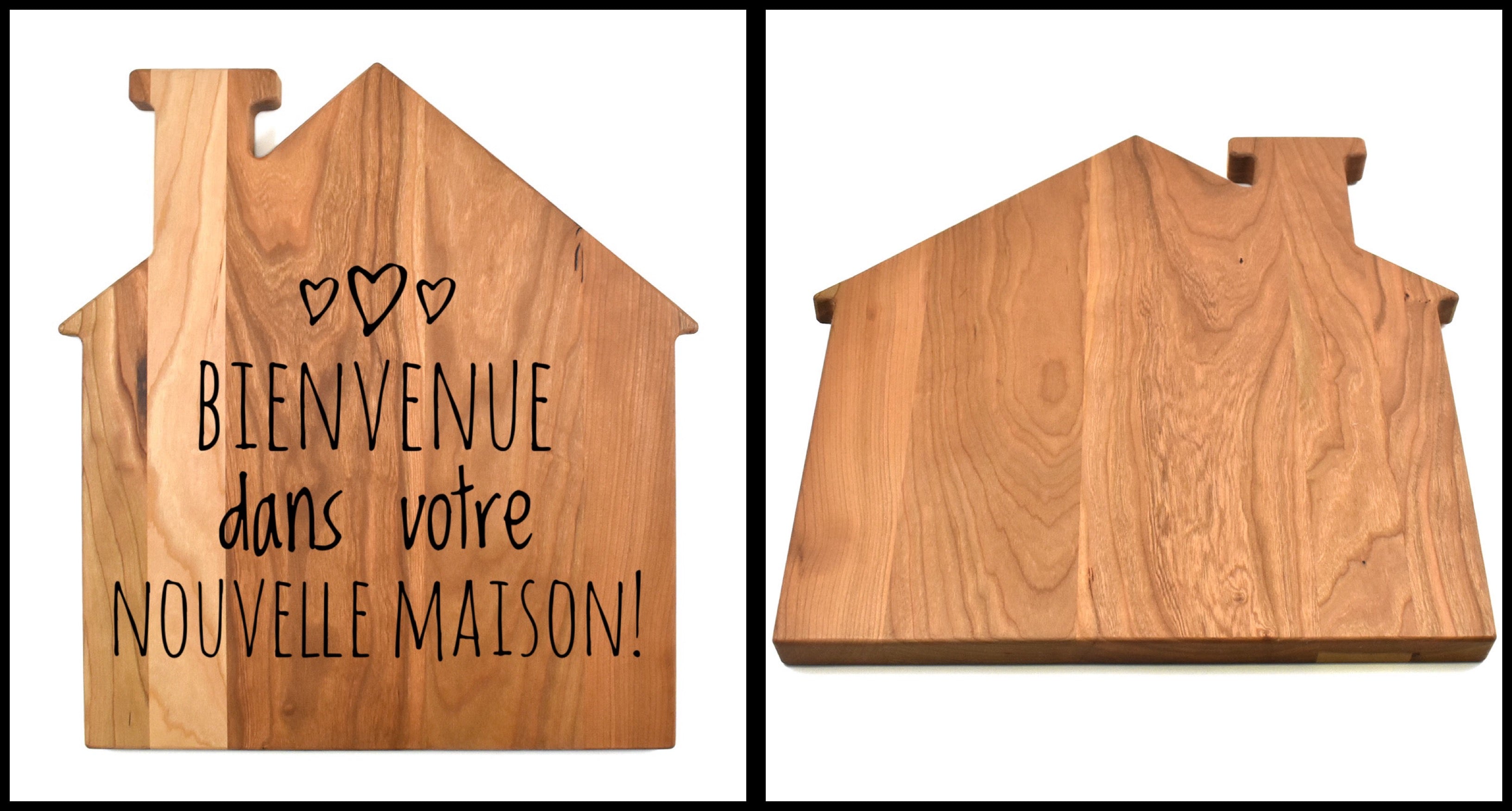 Planche à découper maison