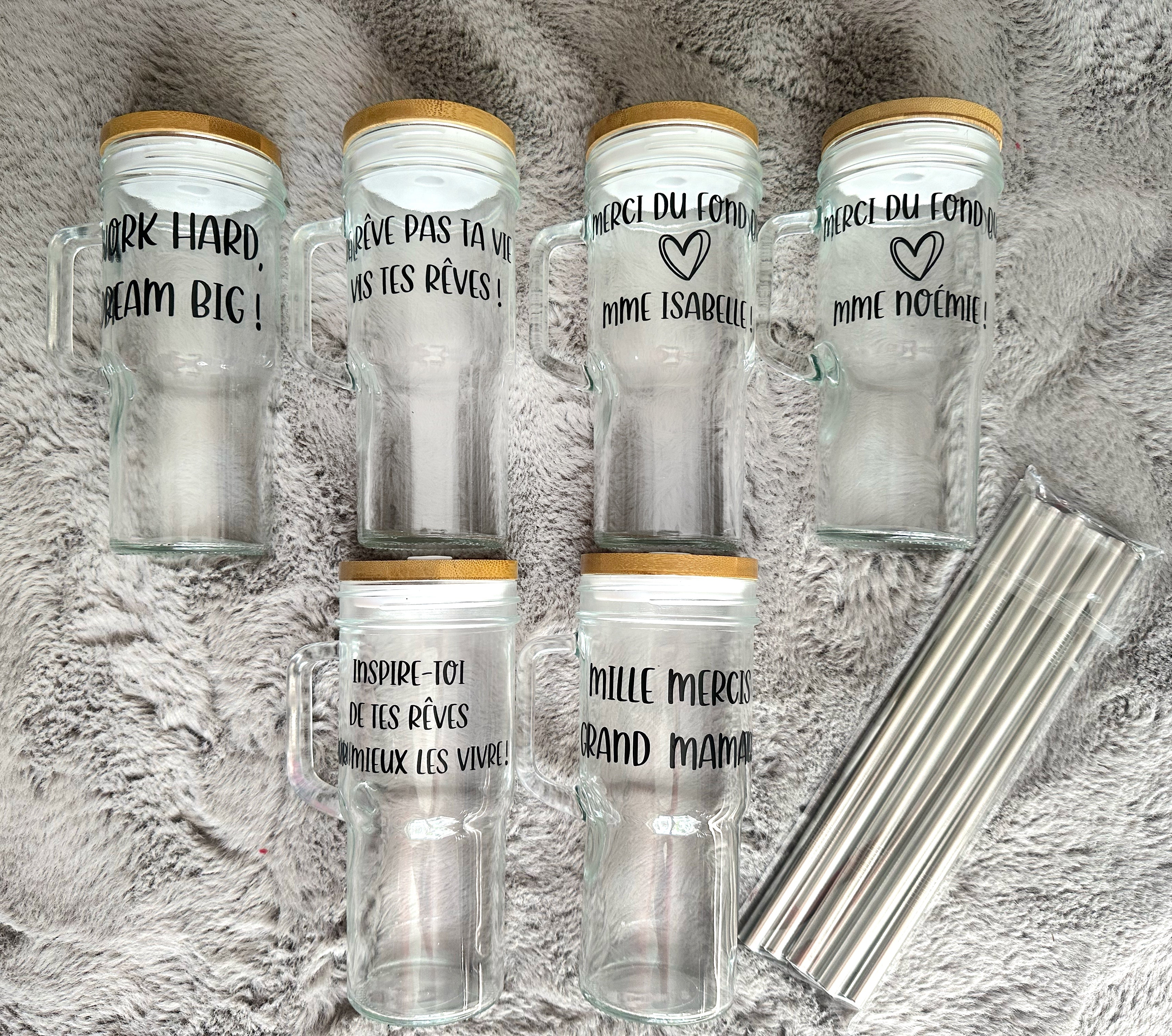 Verres à smoothie / bubble tea