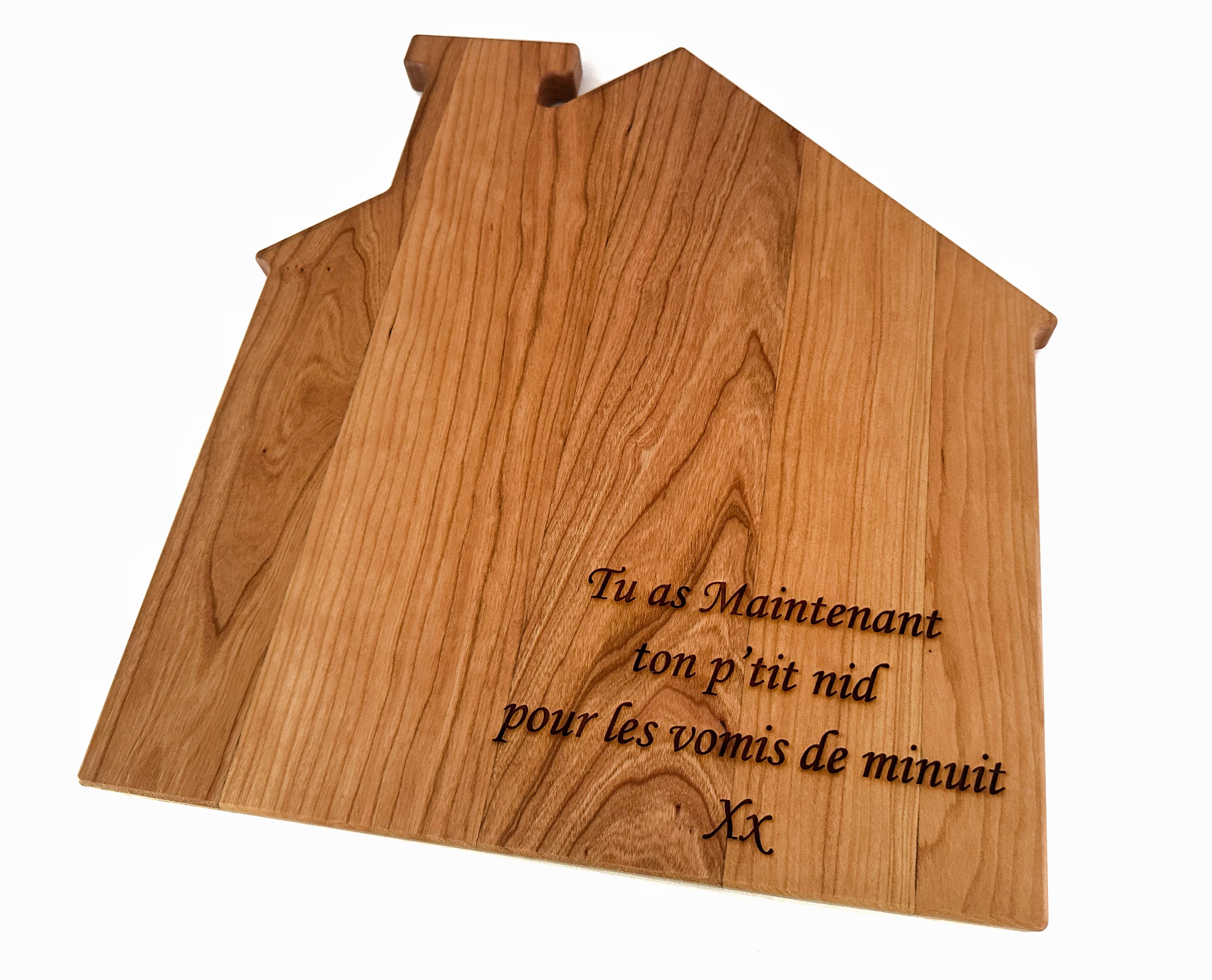 Planche à découper maison