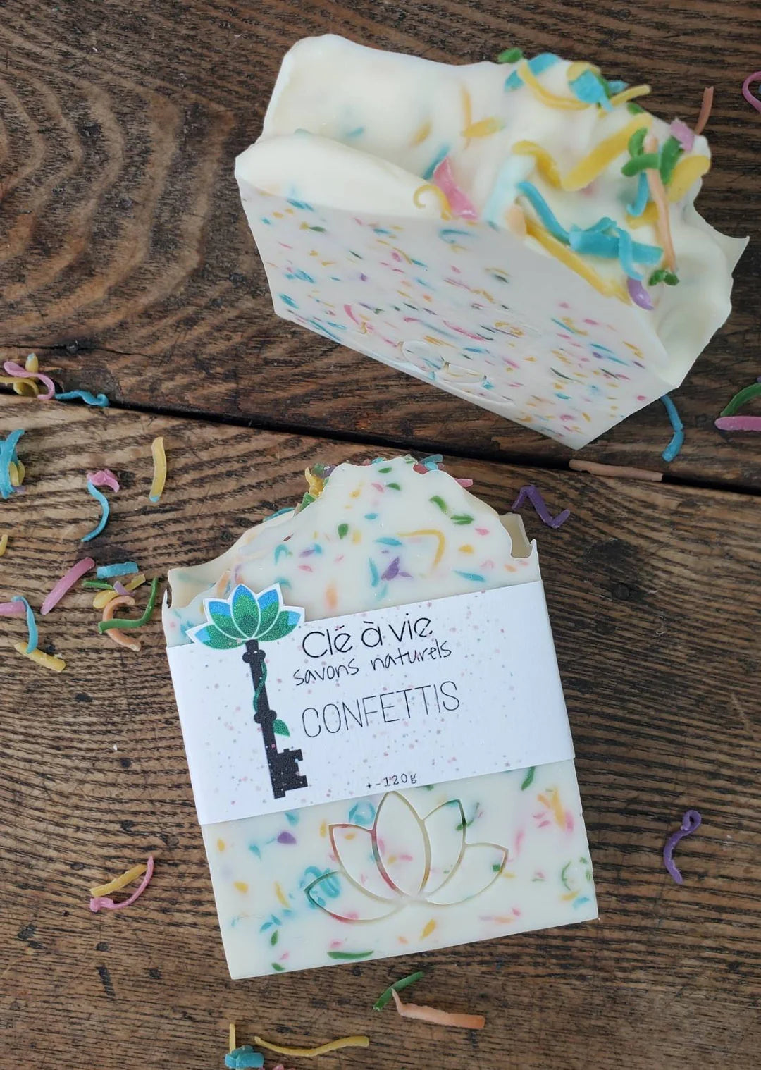 Savon confettis