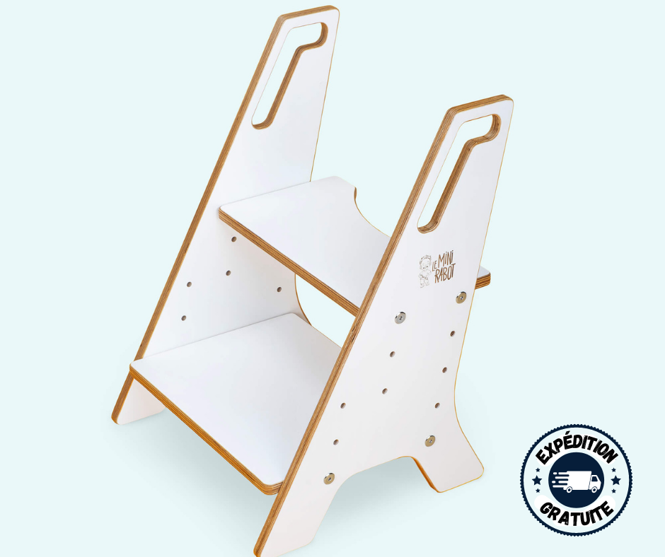 Le Mini Propre - Banc de toilettes évolutif en bois pour enfants