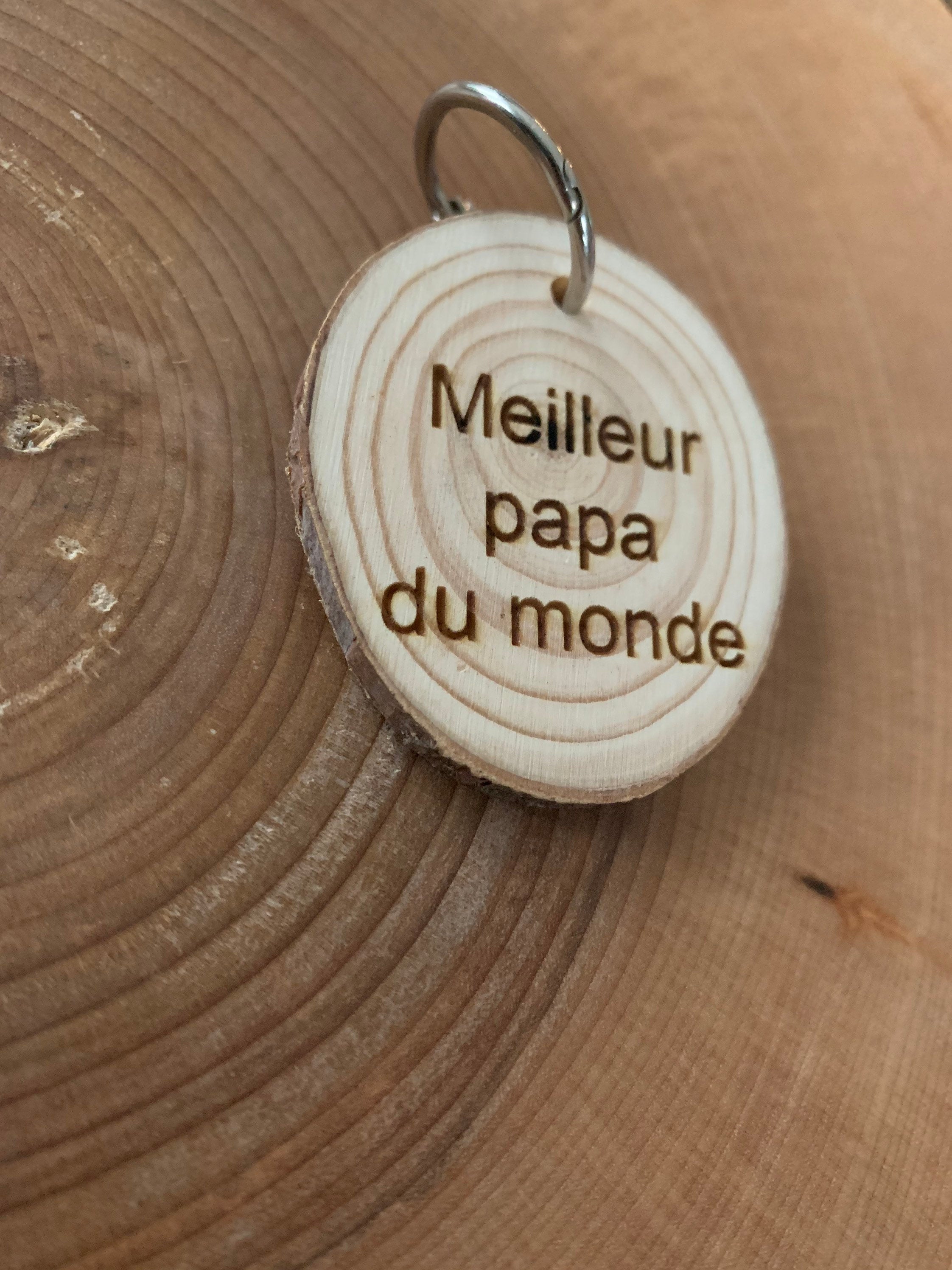Wooden keychain