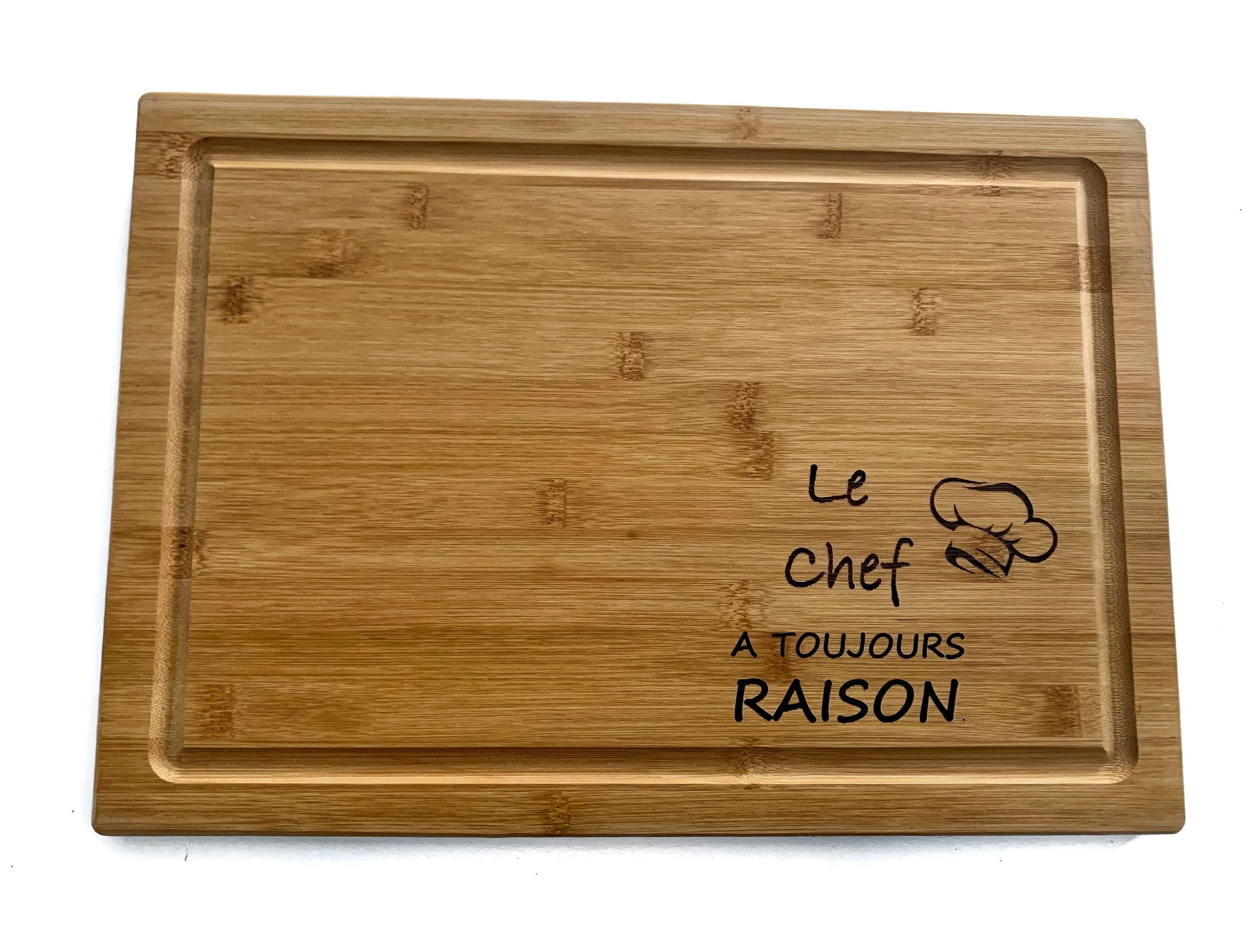 Planche à découper personnalisée en bambou