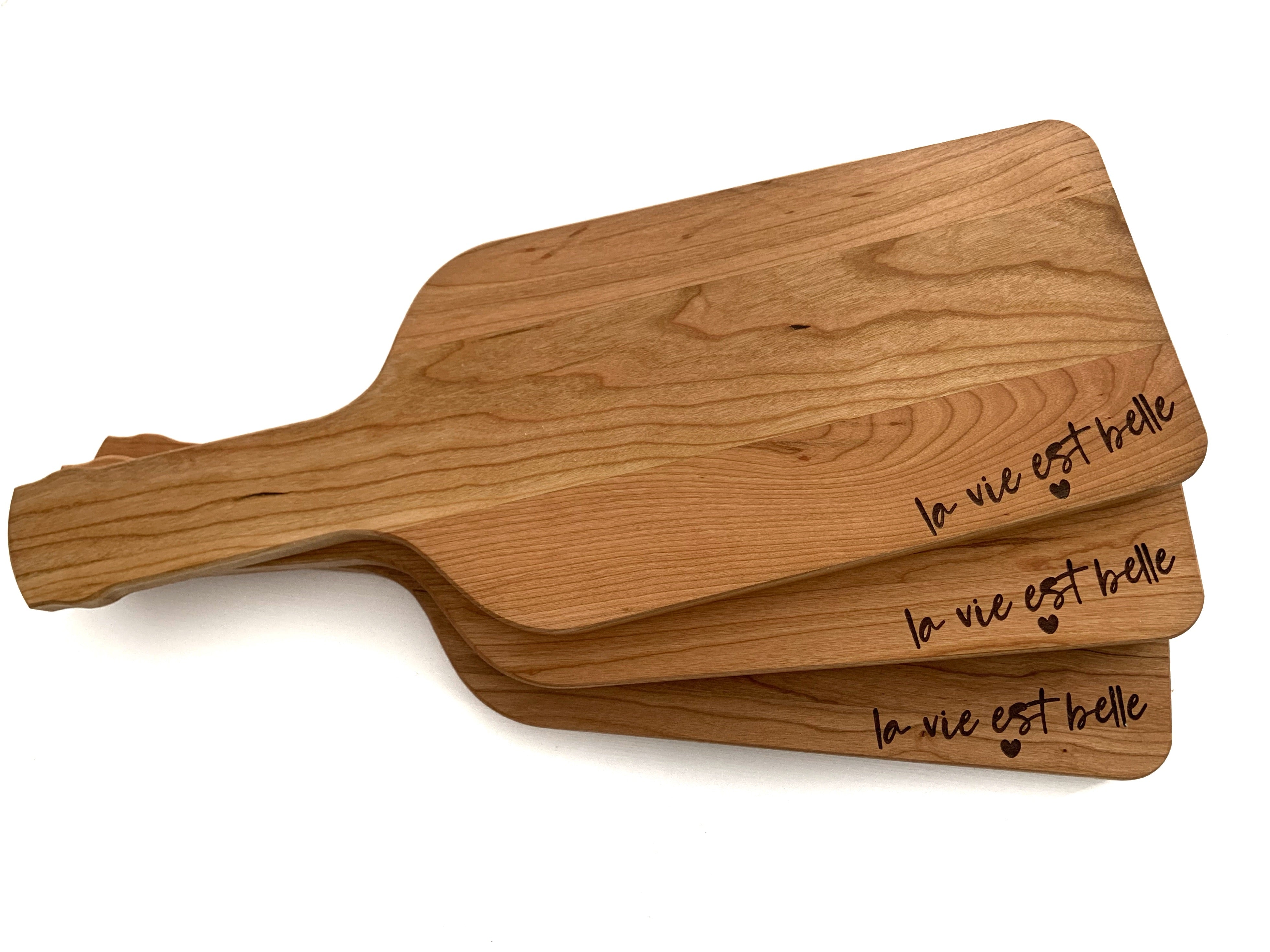 Planche à découper bouteille de vin