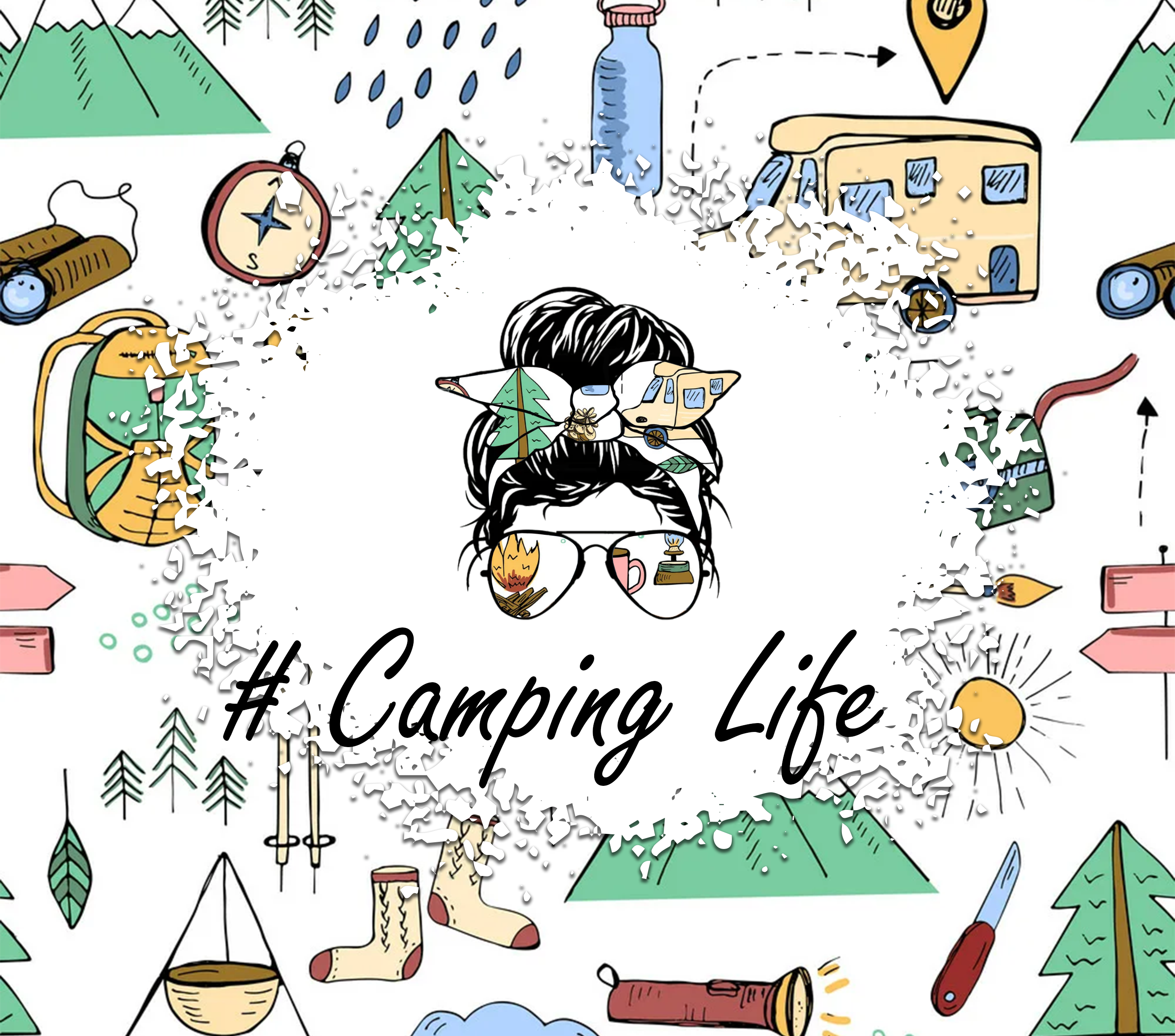 Bouteille « tumbler » 20oz camping