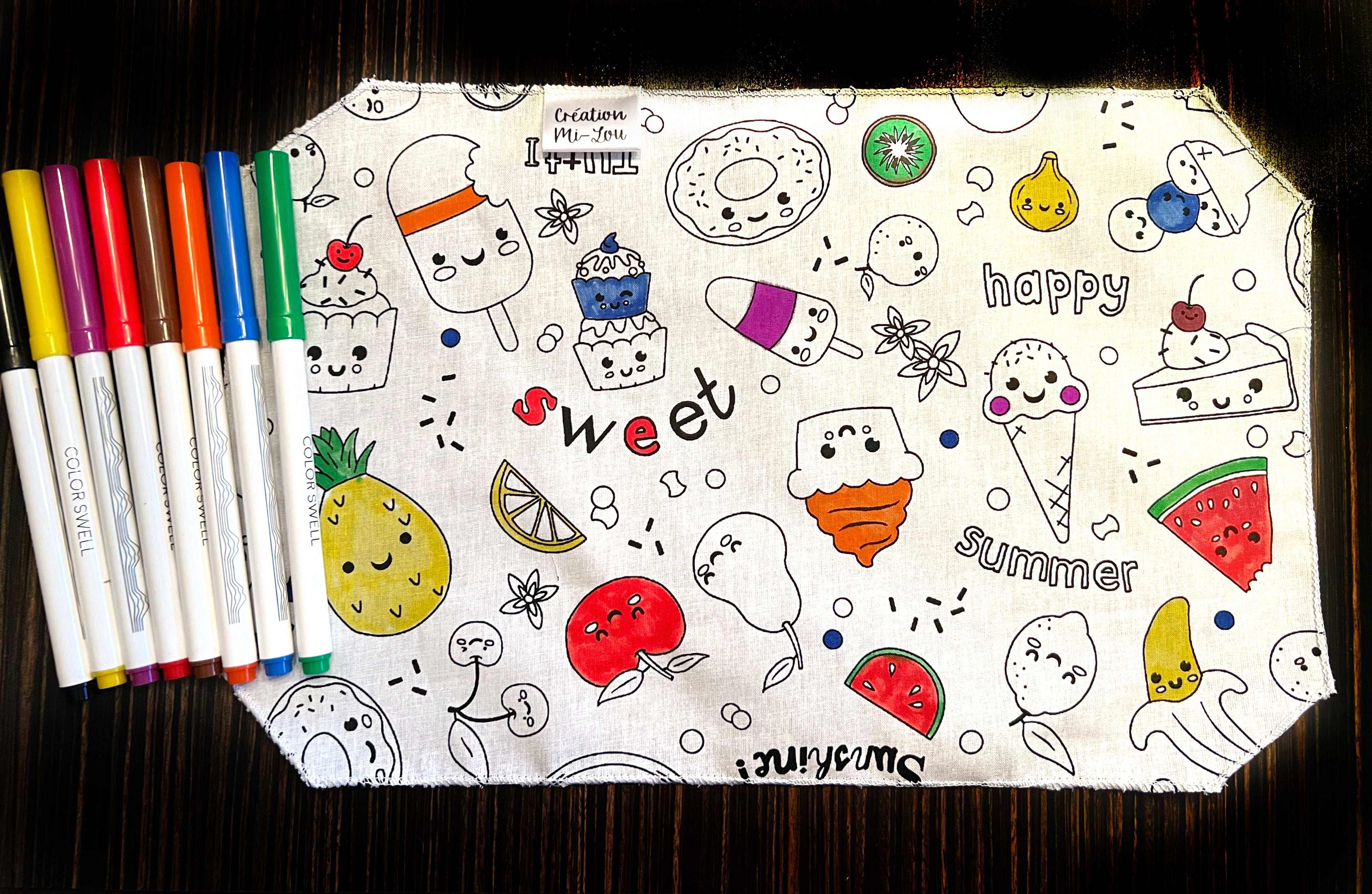 Napperon lavable 3 ans et plus