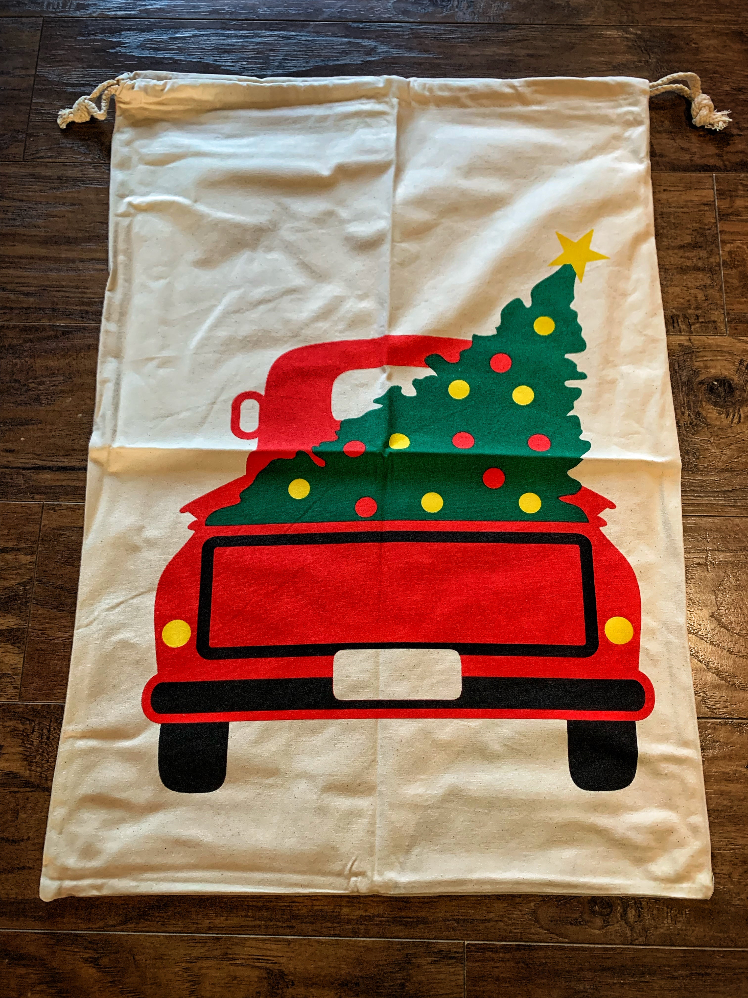 Sac de noël personnalisé