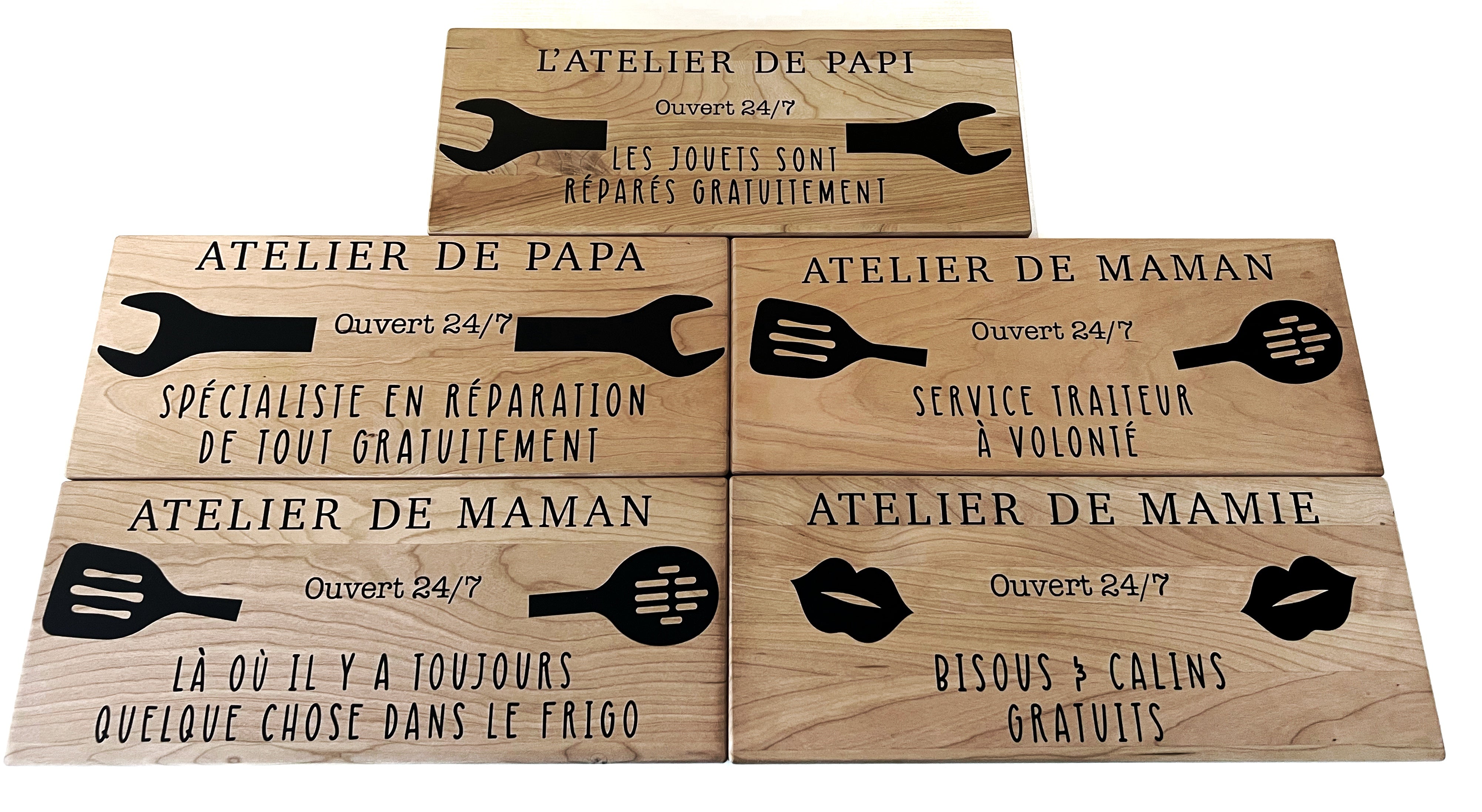 Pancarte en bois