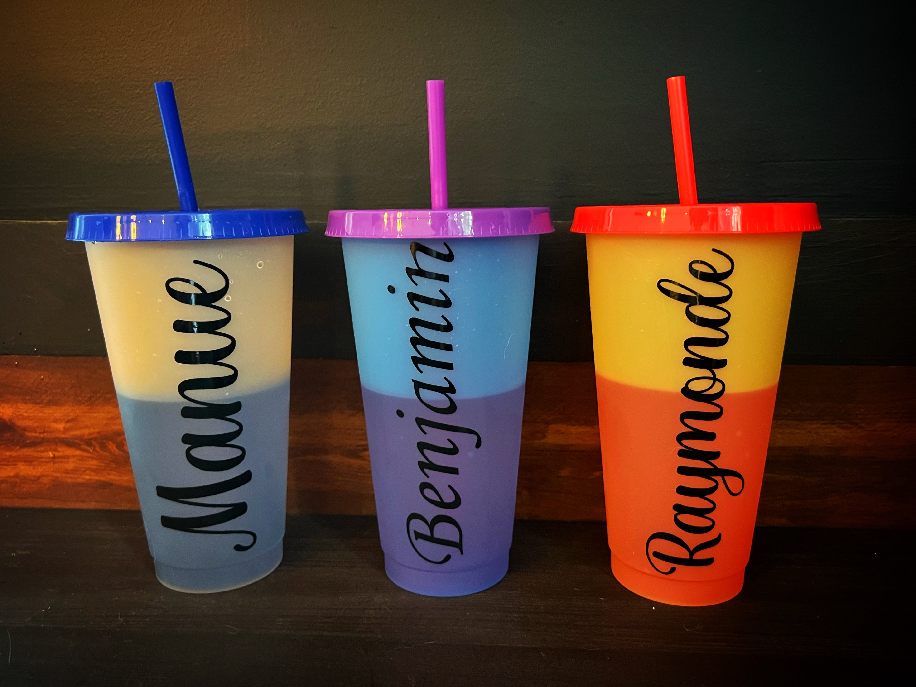 Verres qui change de couleur