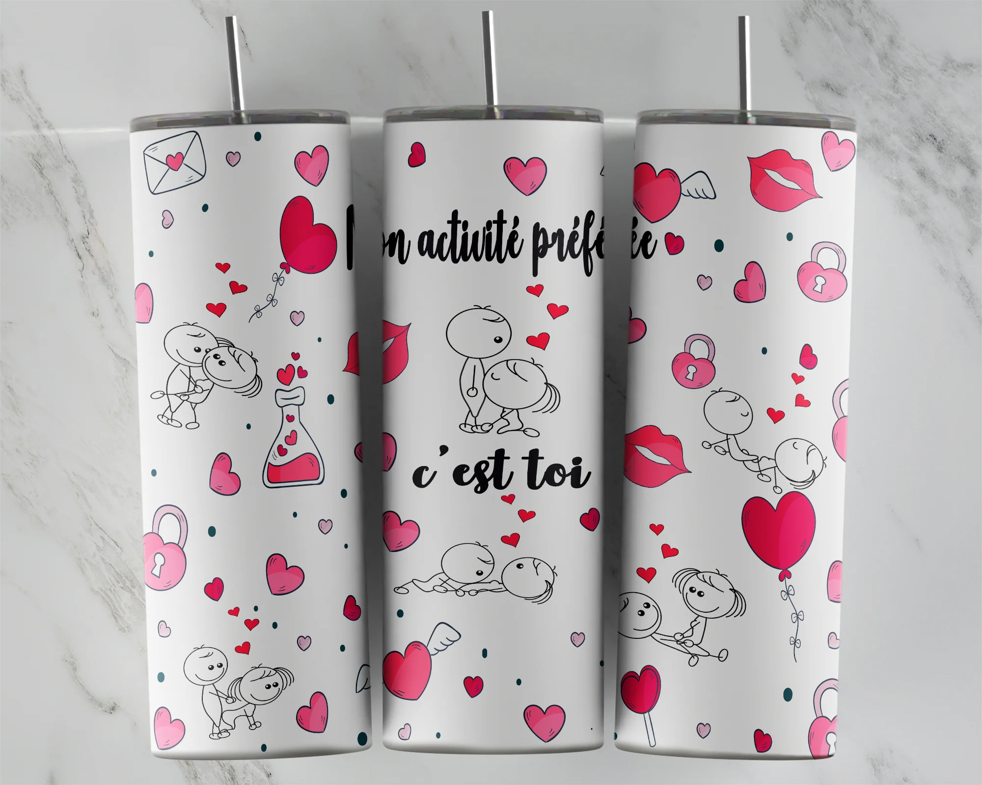 Bouteille amour / célibataire