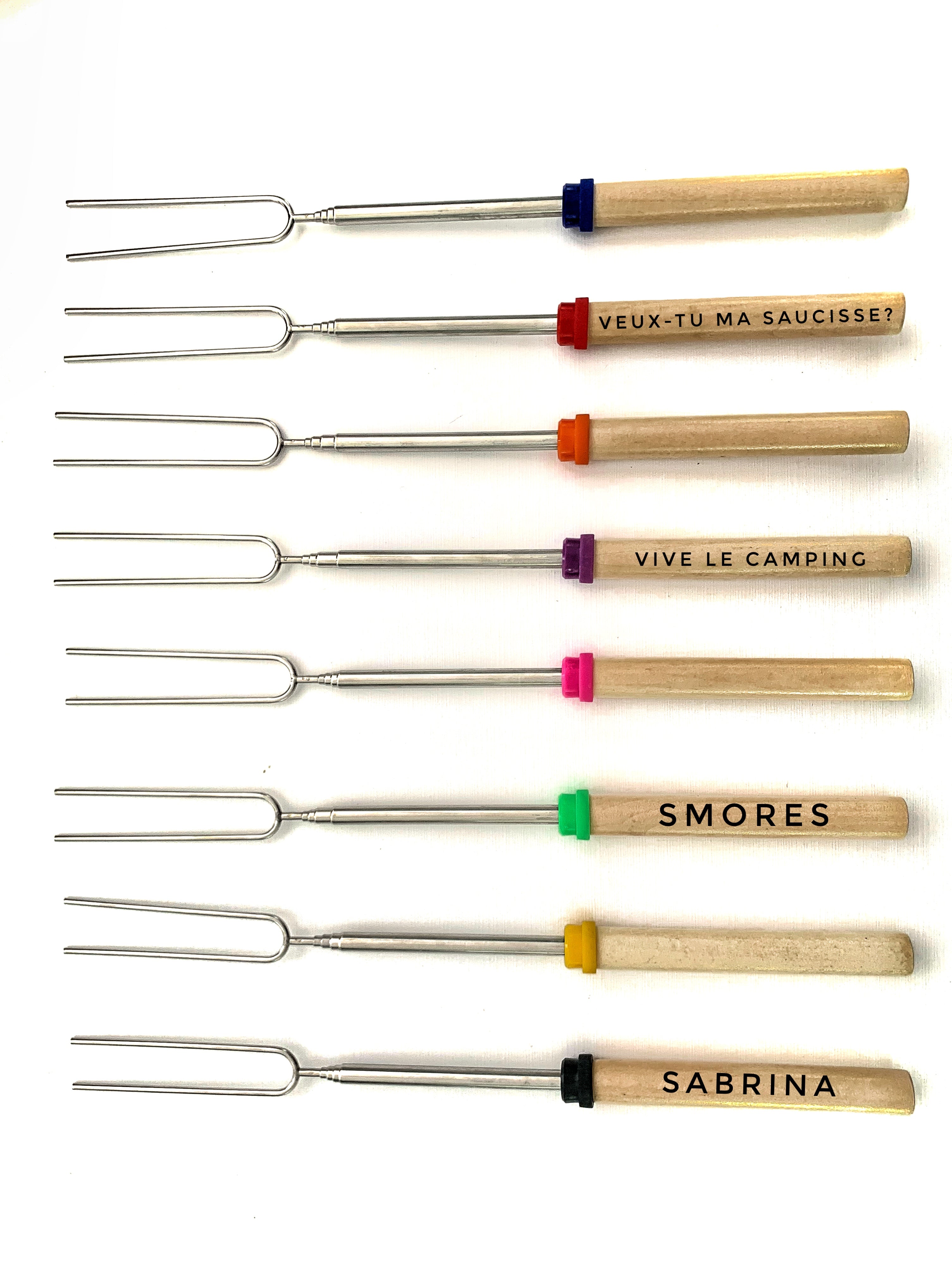 Baton télescopique de cuisson / guimauves